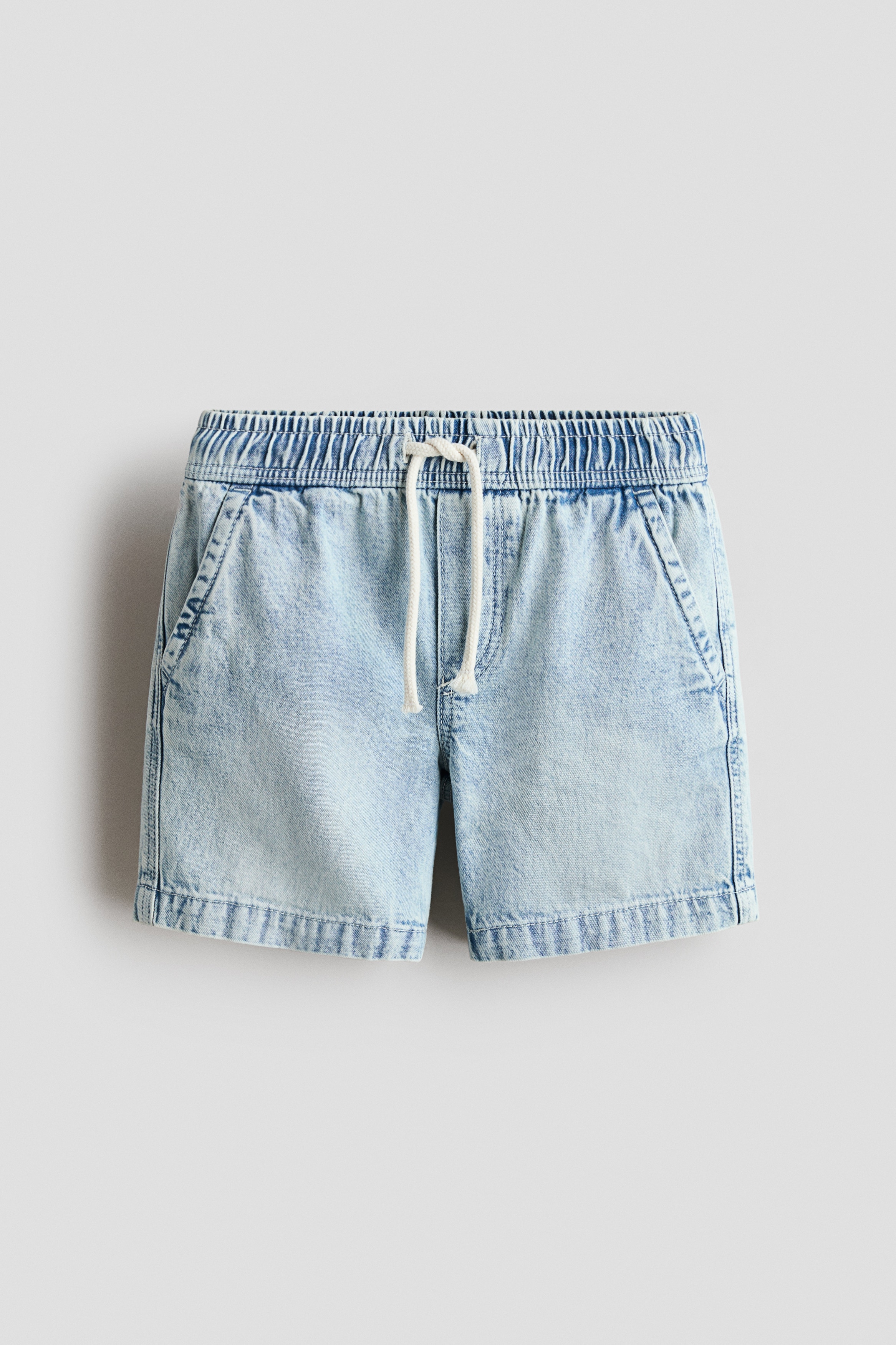 Denim shorts - Light denim blue/Denim blue