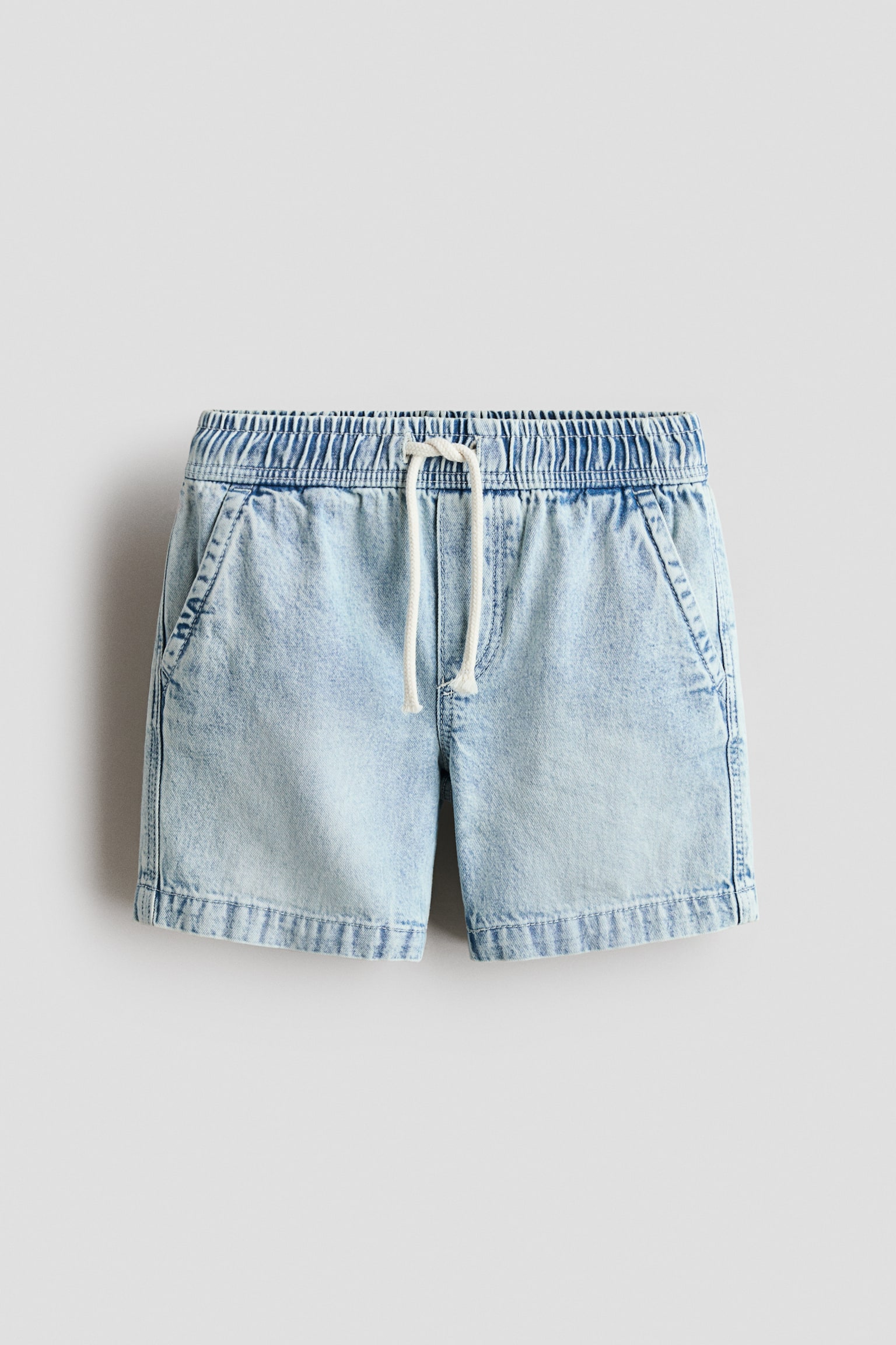Denim shorts - Light denim blue/Denim blue - 2