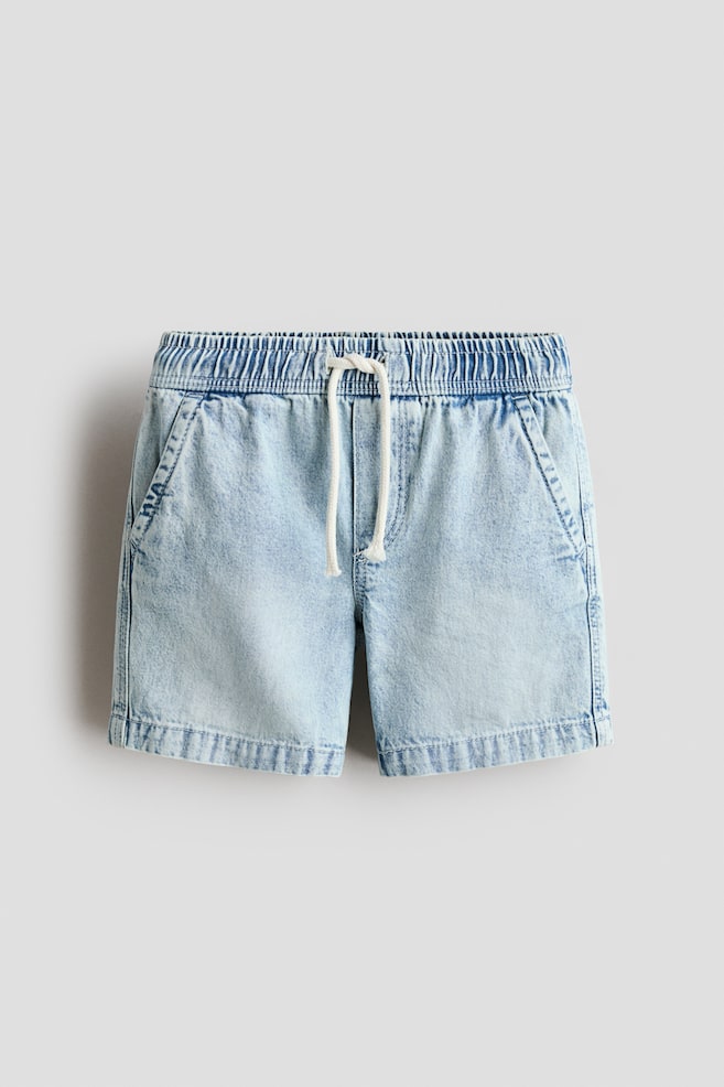 Denimshorts - Helles Denimblau/Denimblau - 1