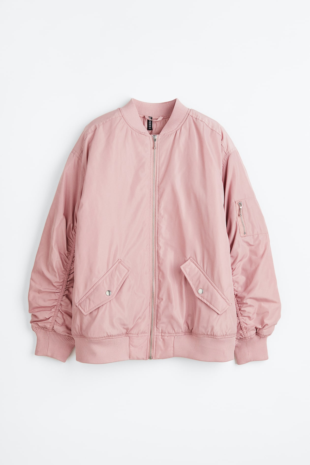 Padded bomber jacket - Light pink - Ladies | H&M GB