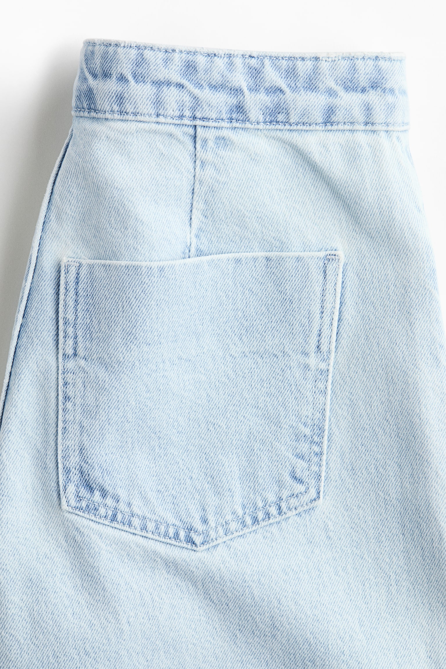 Super Wide High Waist Jeans - Licht denimblauw - 8