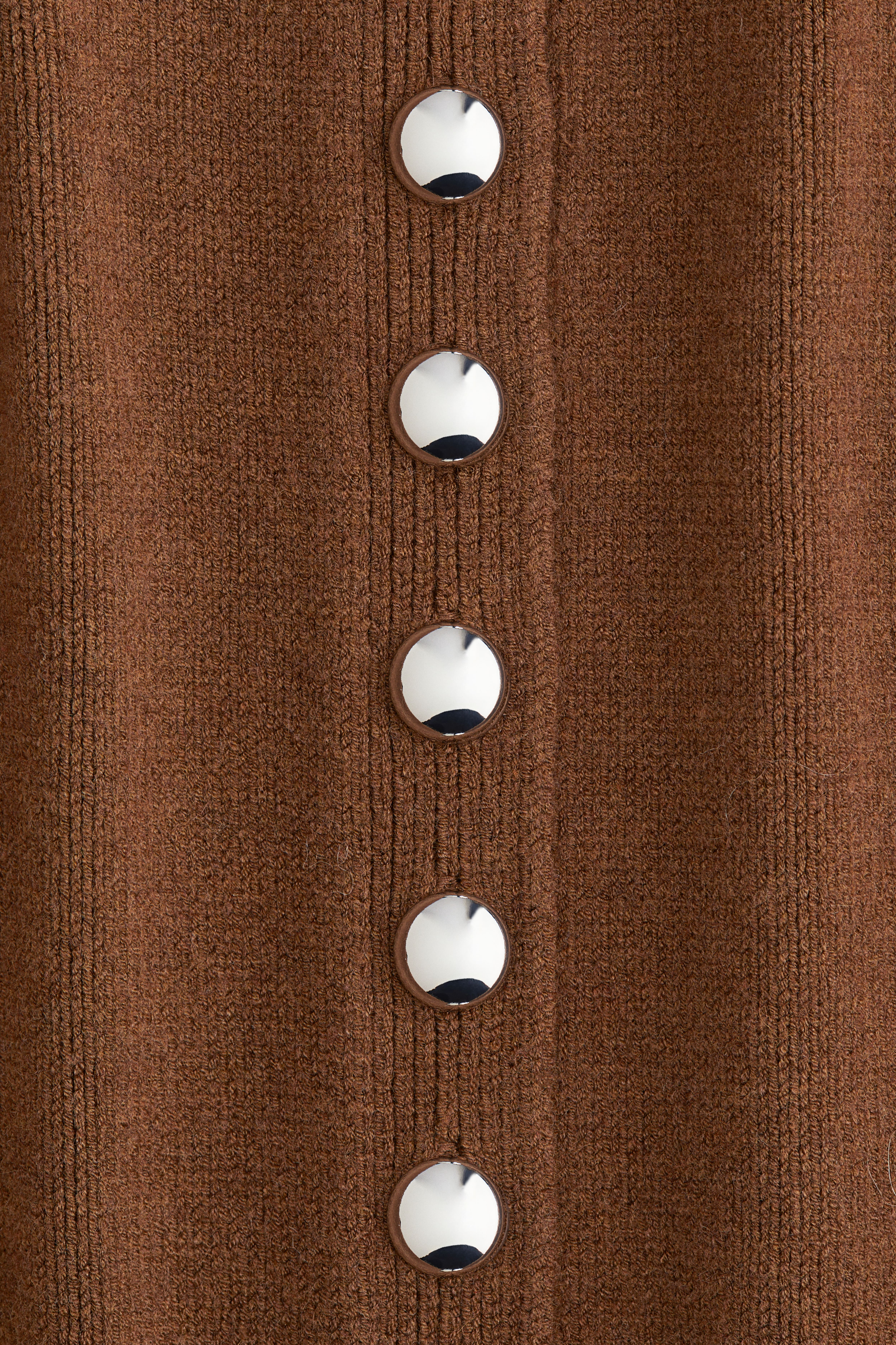 Knit Button-Front Dress