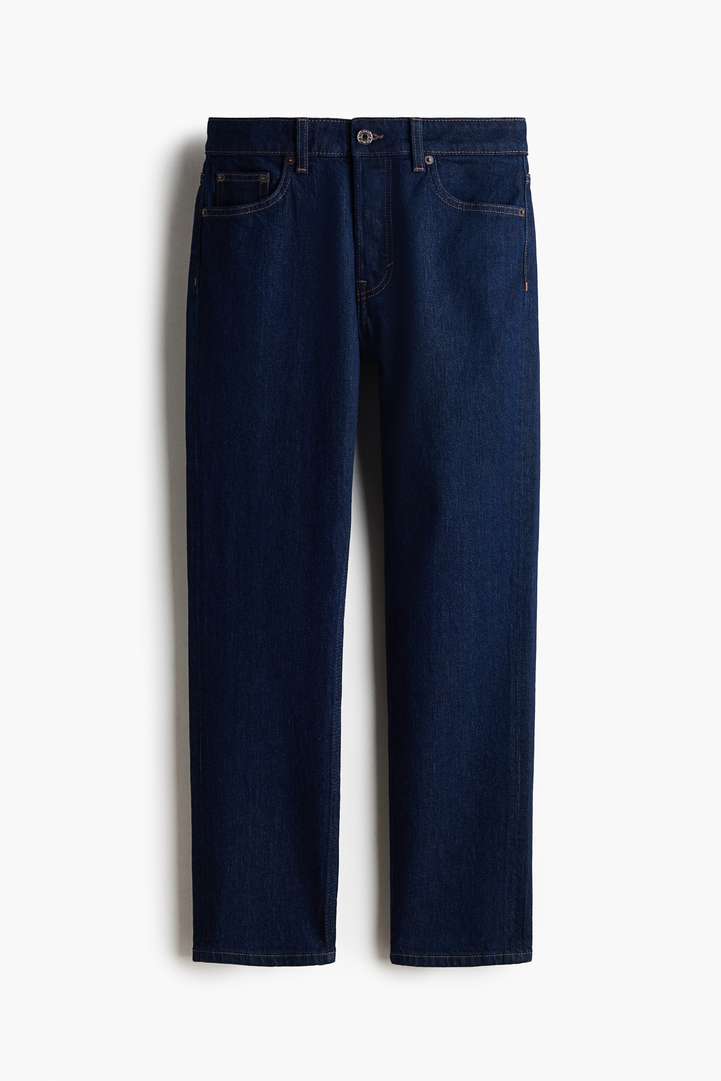 Straight Regular Waist Jeans - Bleu denim foncé/Bleu denim/Bleu denim/Noir denim