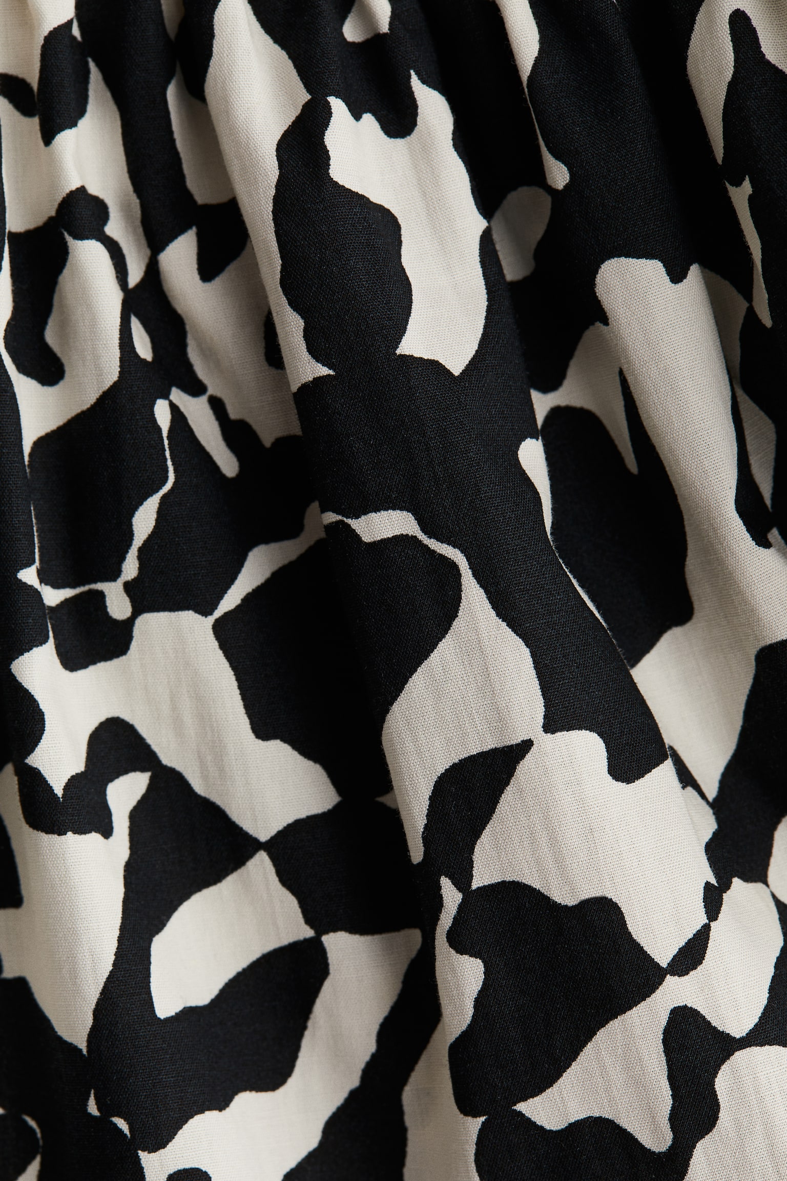 Cotton dress - Black/Patterned/Orange/Burgundy/Paisley pattern/Black - 5