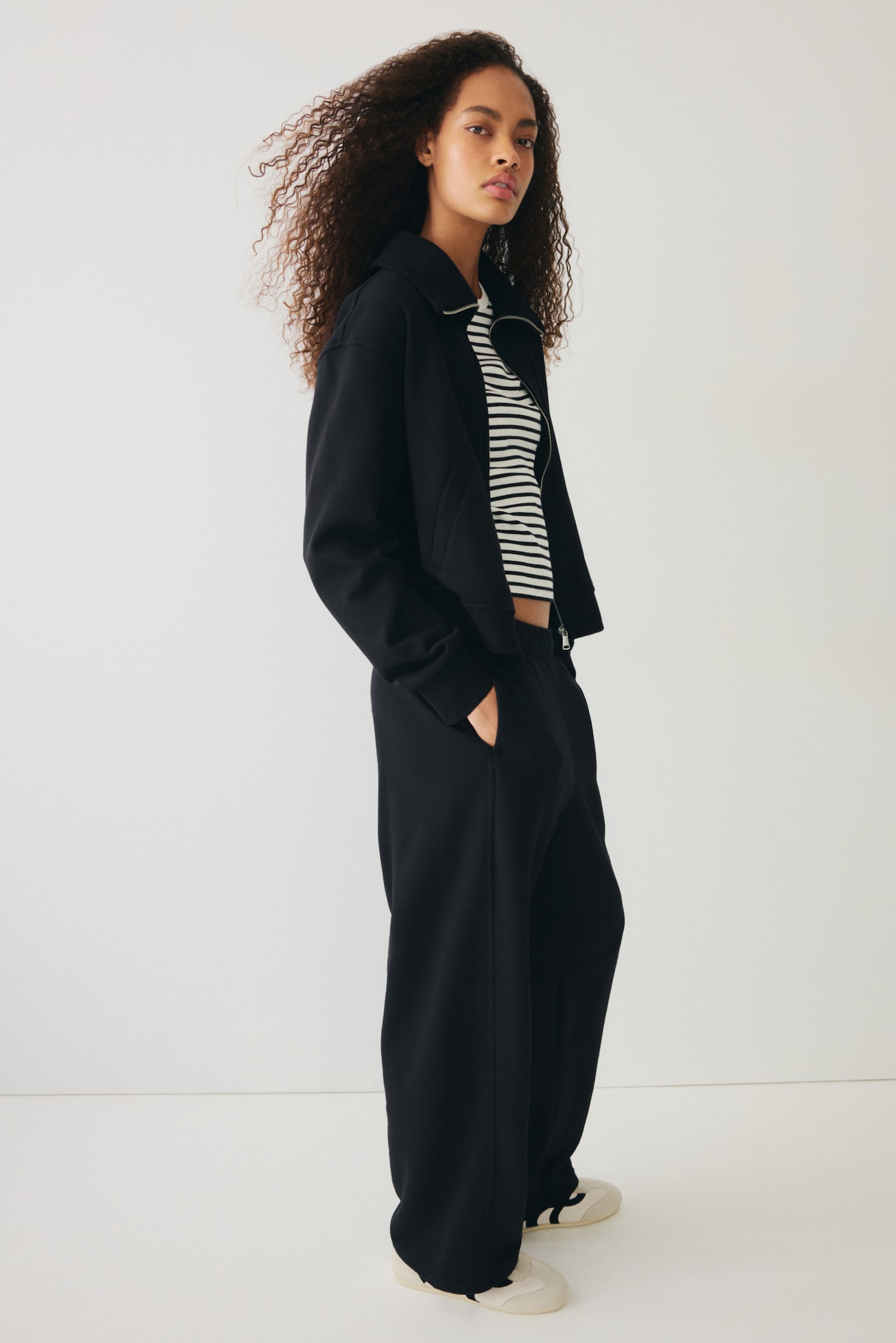 Dvodelna trenerka - Crna/Svetlosivi lapor/Svetloplava - 3