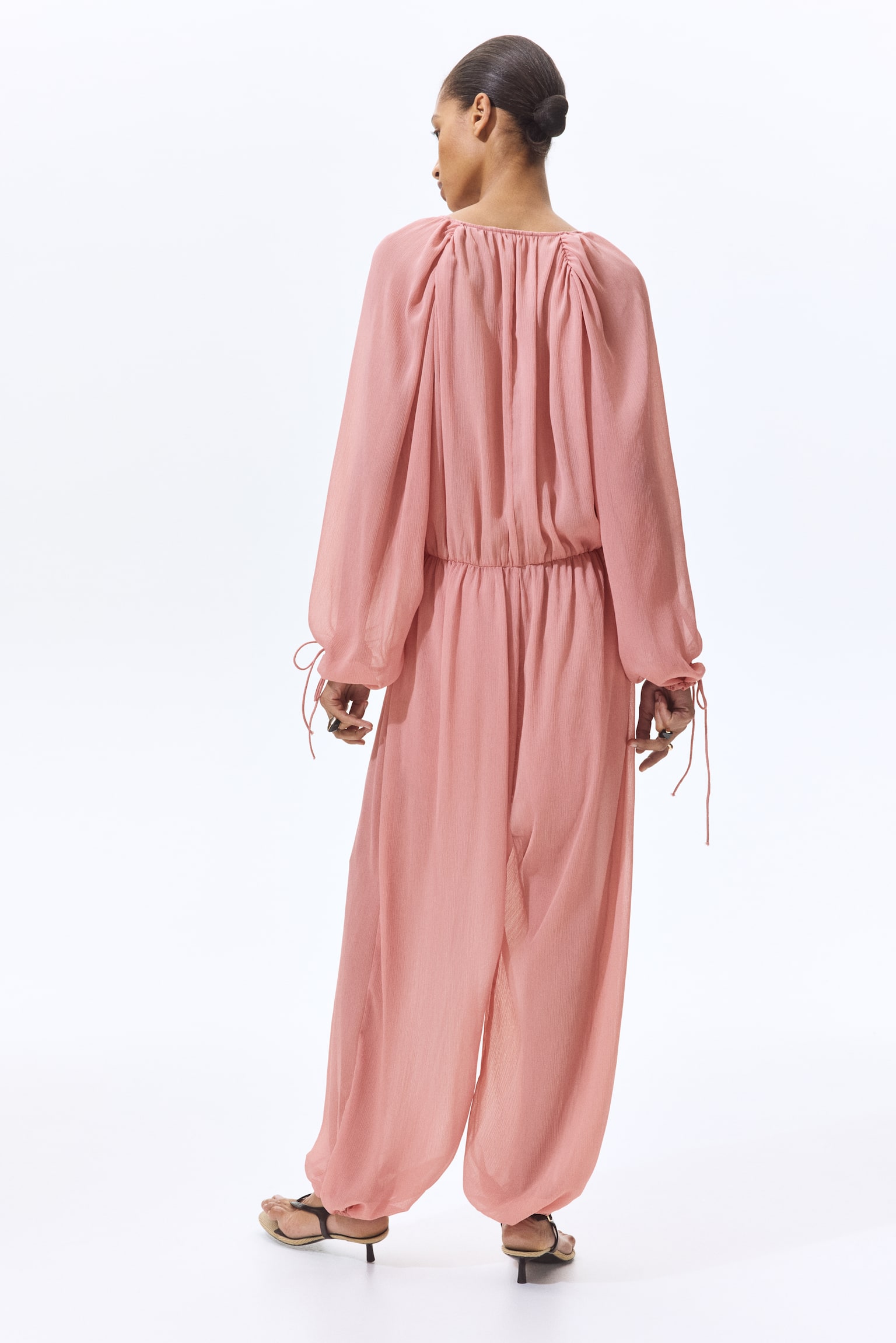 Oversized balloon-leg jumpsuit - 4