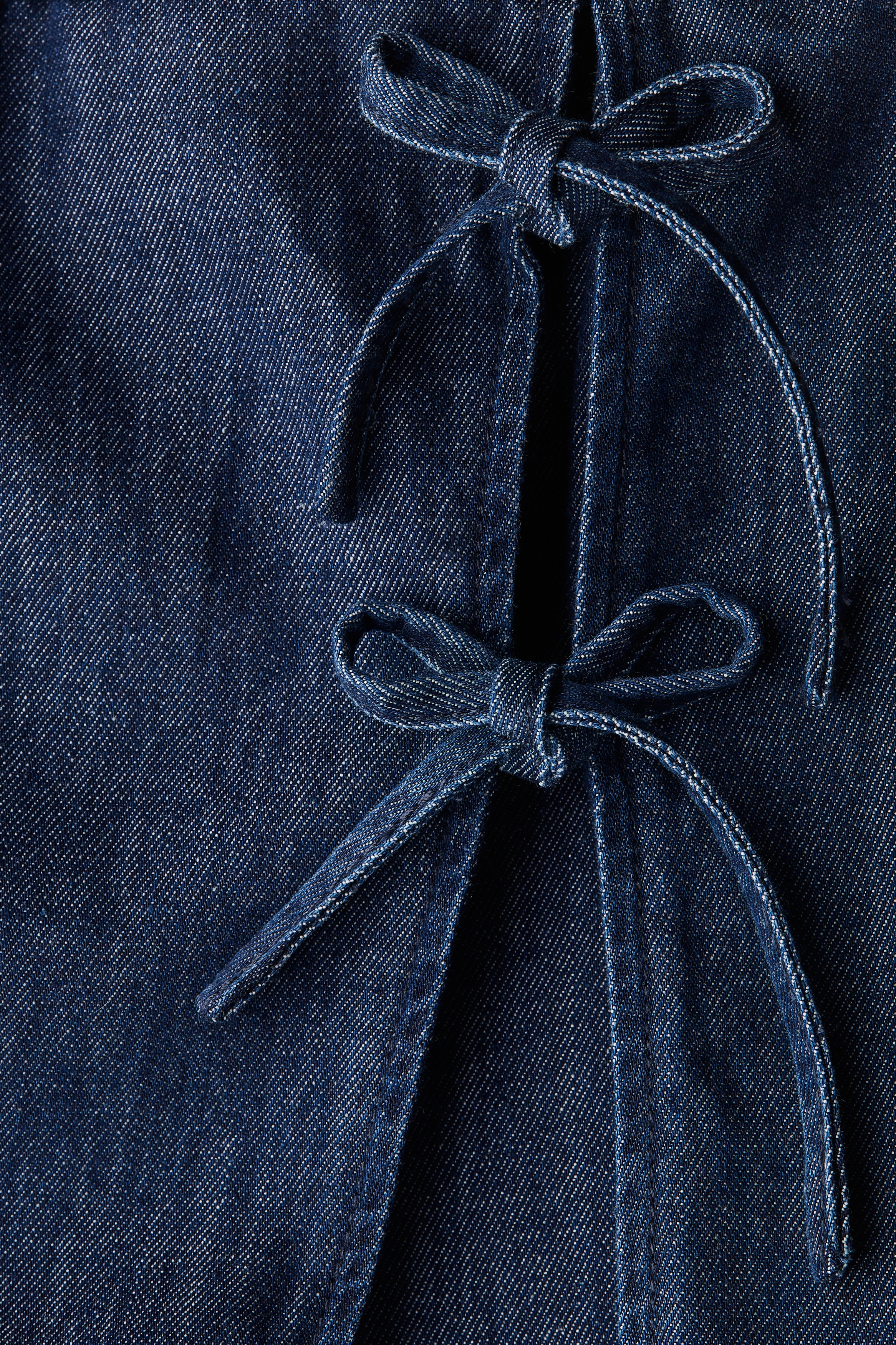 Denim skort