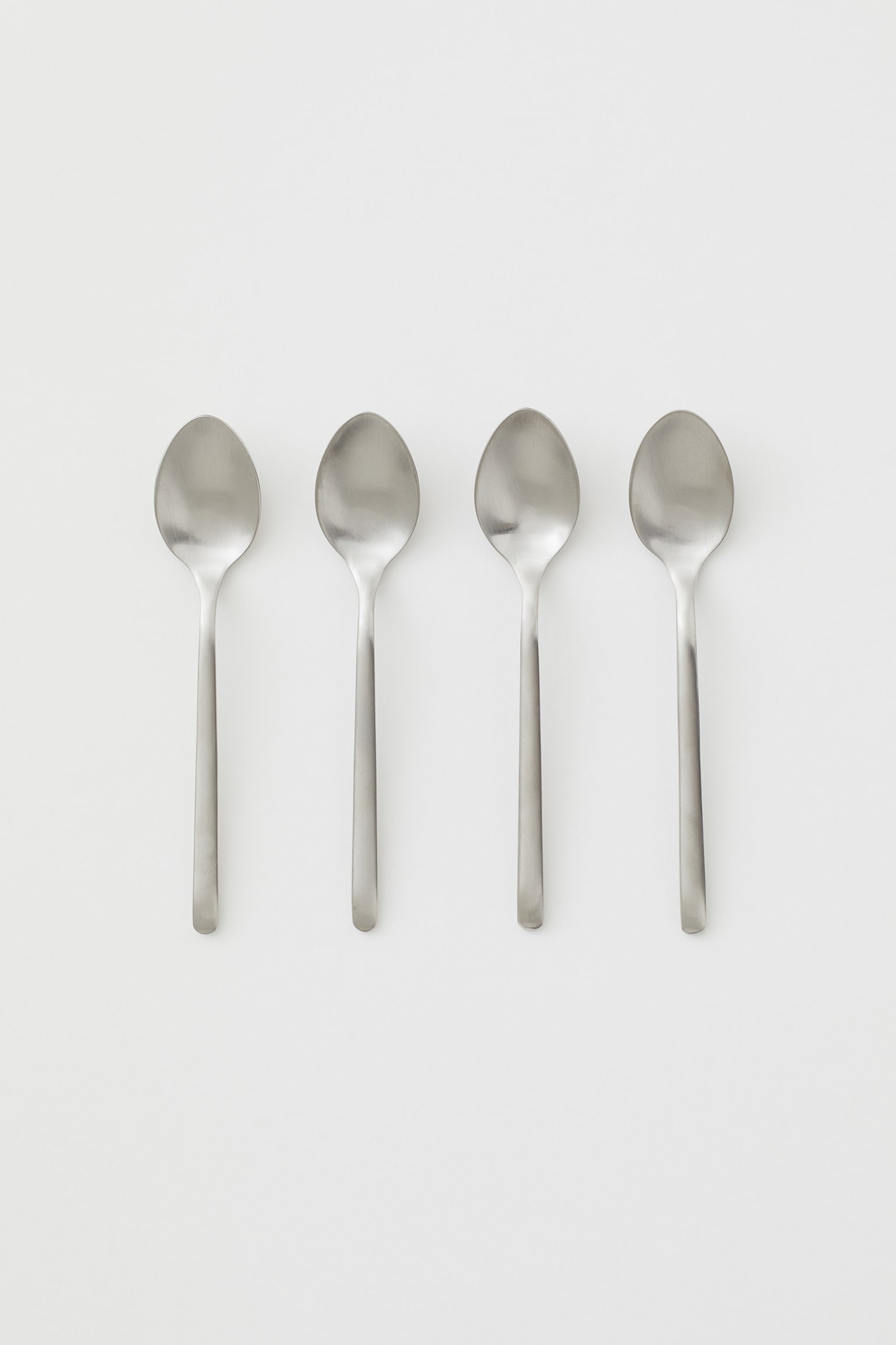 4-pack teaspoons - Silver-coloured/Matt/Gold-coloured/Polished/Black/Matt - 1