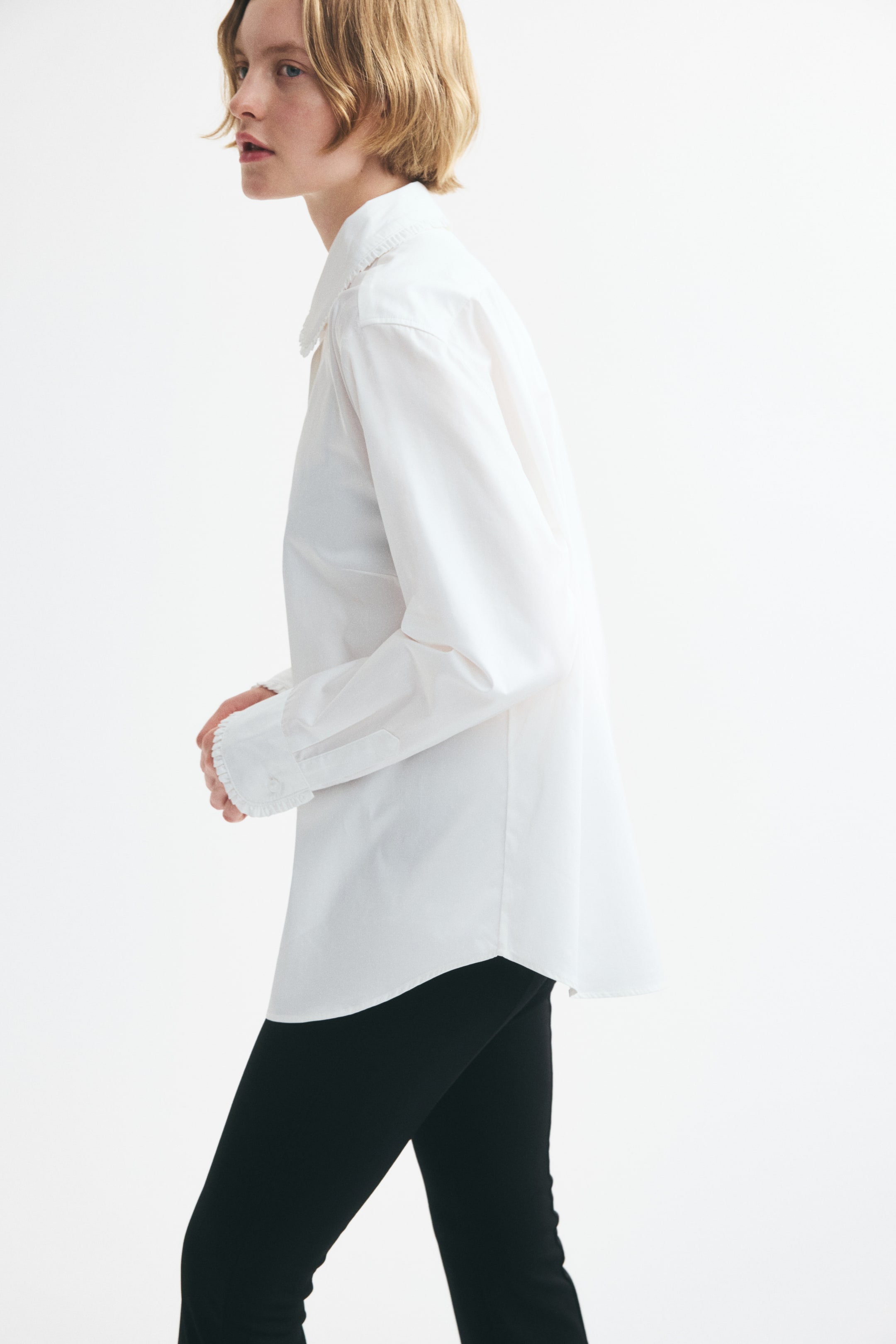 Chemise en popeline de coton