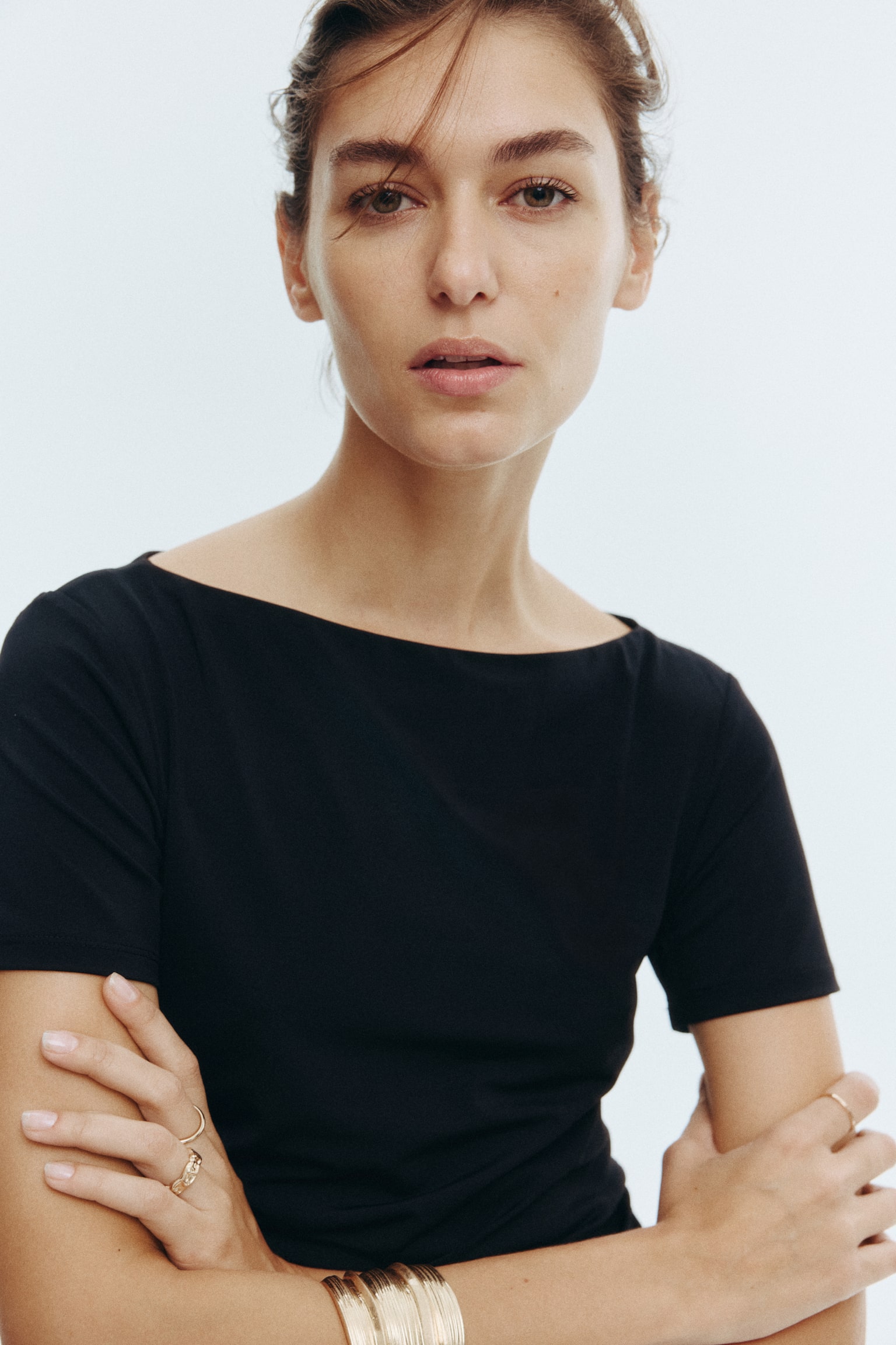 Áo rút vải - Màu đen - 3