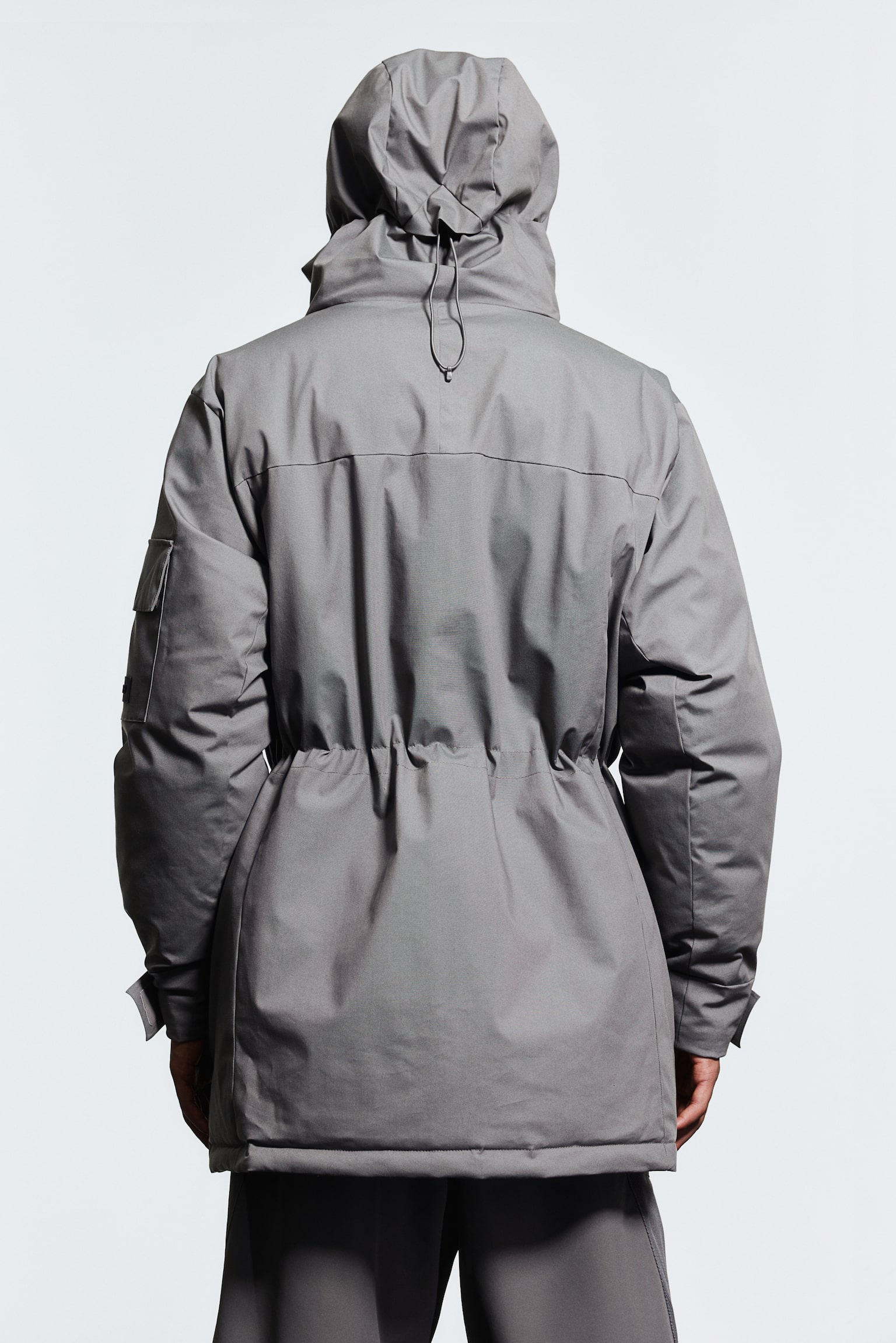 Regular Fit 2-layer insulated parka - Dark grey/Black - 8