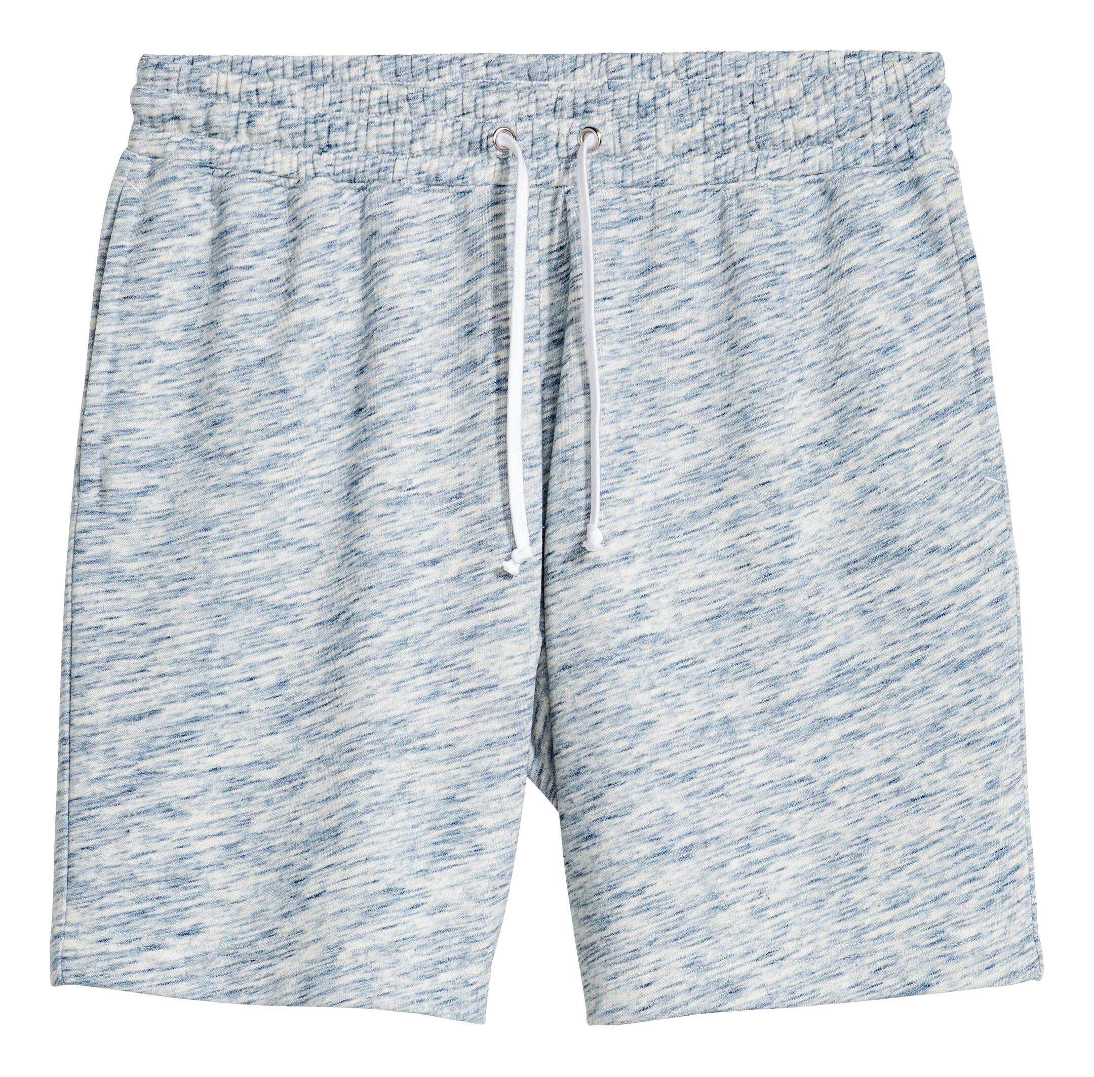 View larger image: Sweatshirt shorts - Light blue marl - Men | H&M GB 1