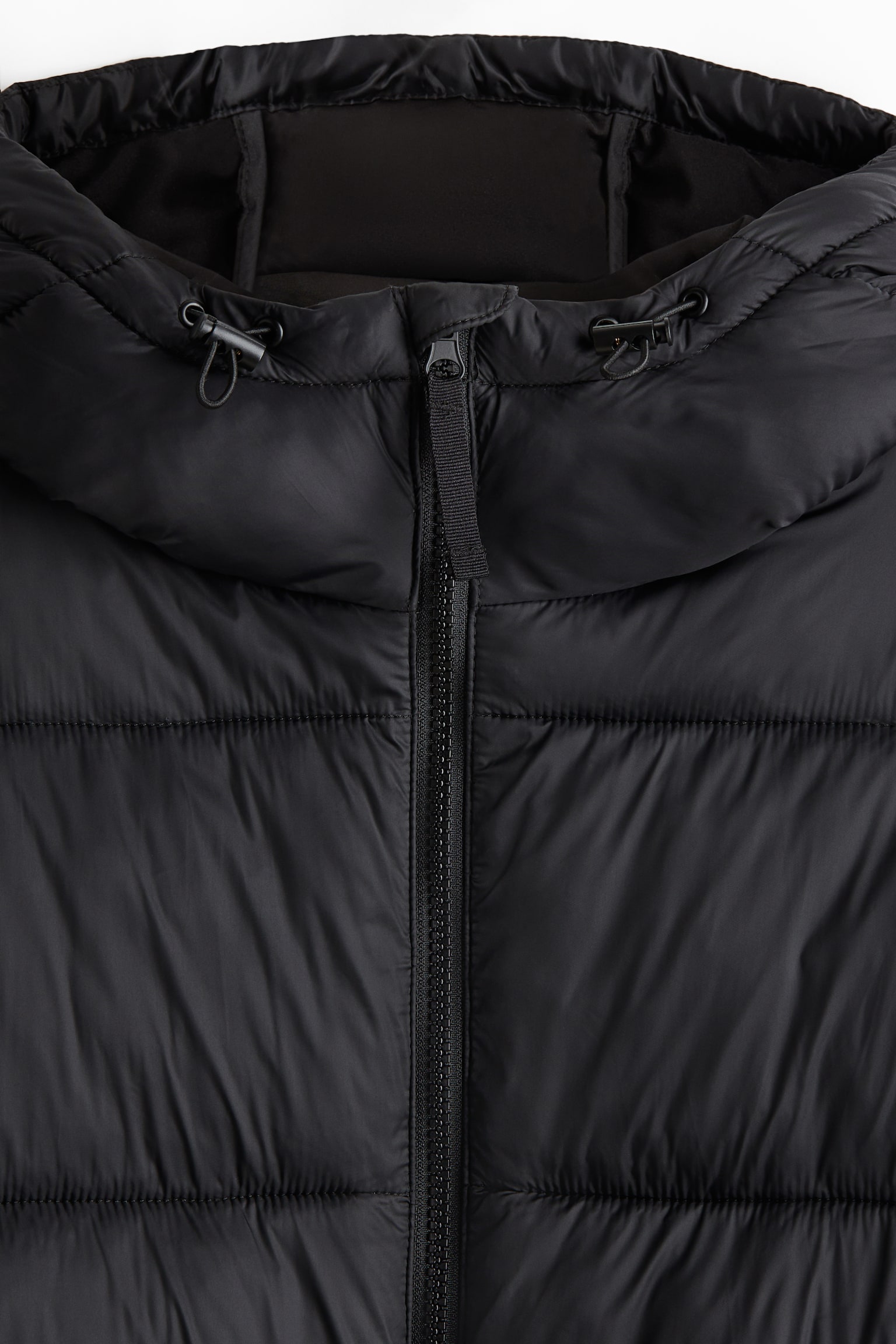 Water-repellent puffer jacket - Black - 8