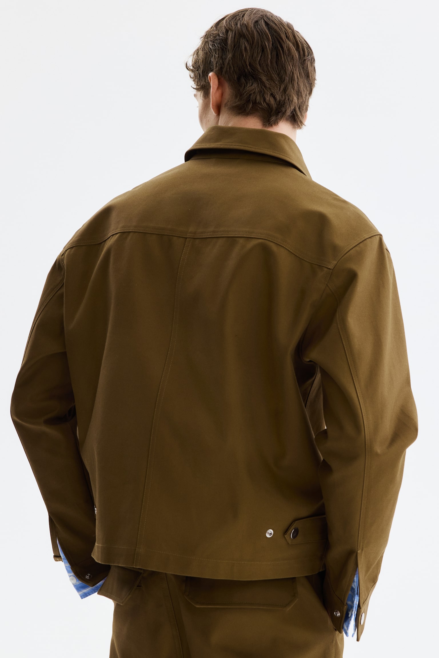 Surchemise boxy - Vert kaki - 3