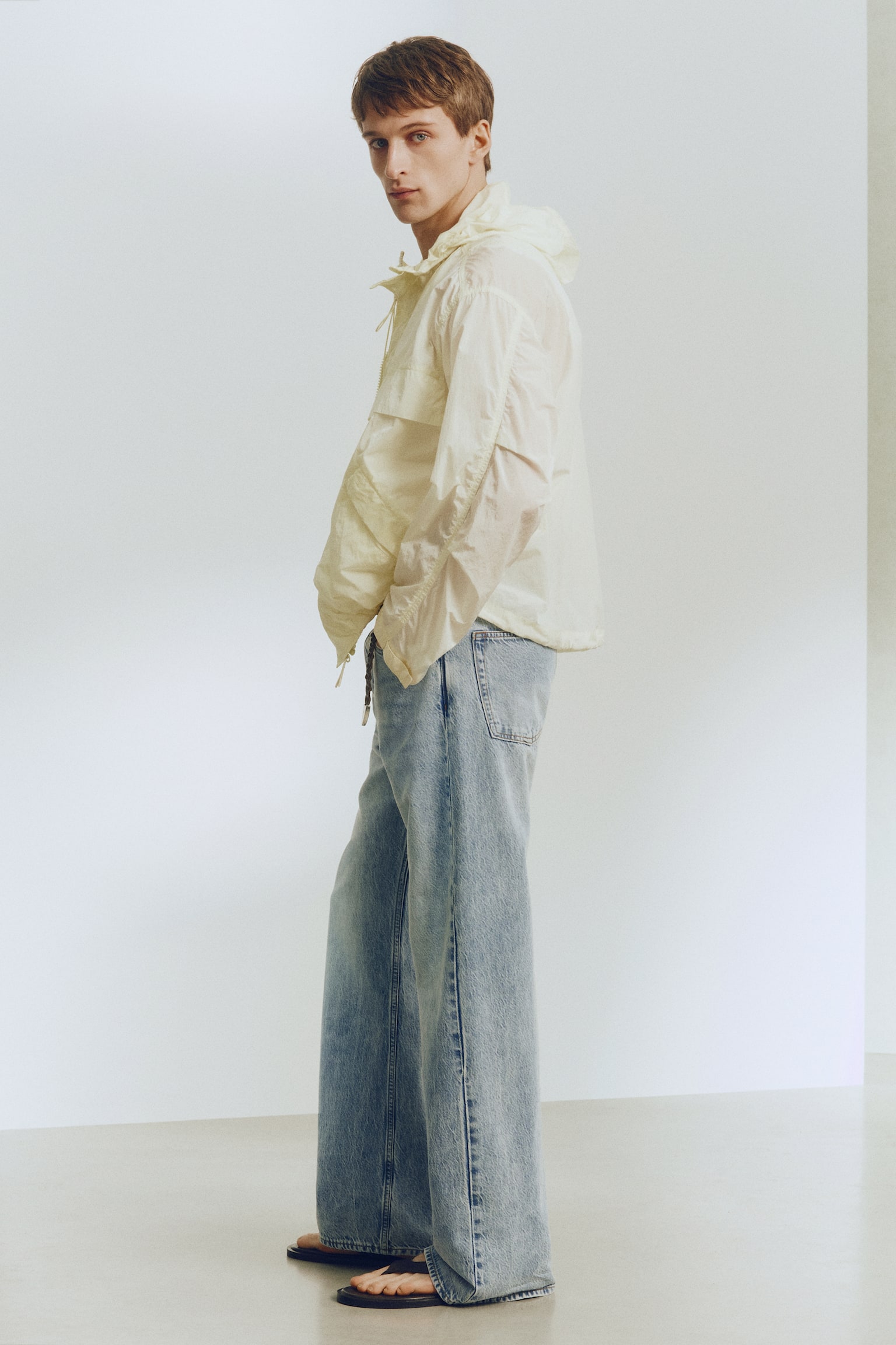 Relaxed Bootcut Jeans - 데님 블루 - 5