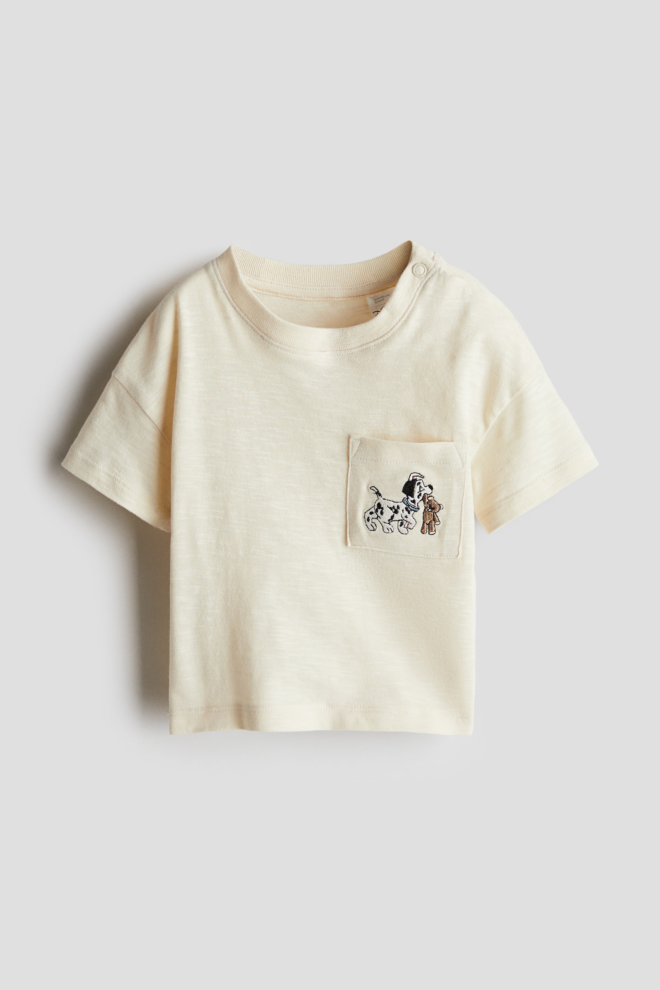 Cotton T-Shirt with Patch Pocket