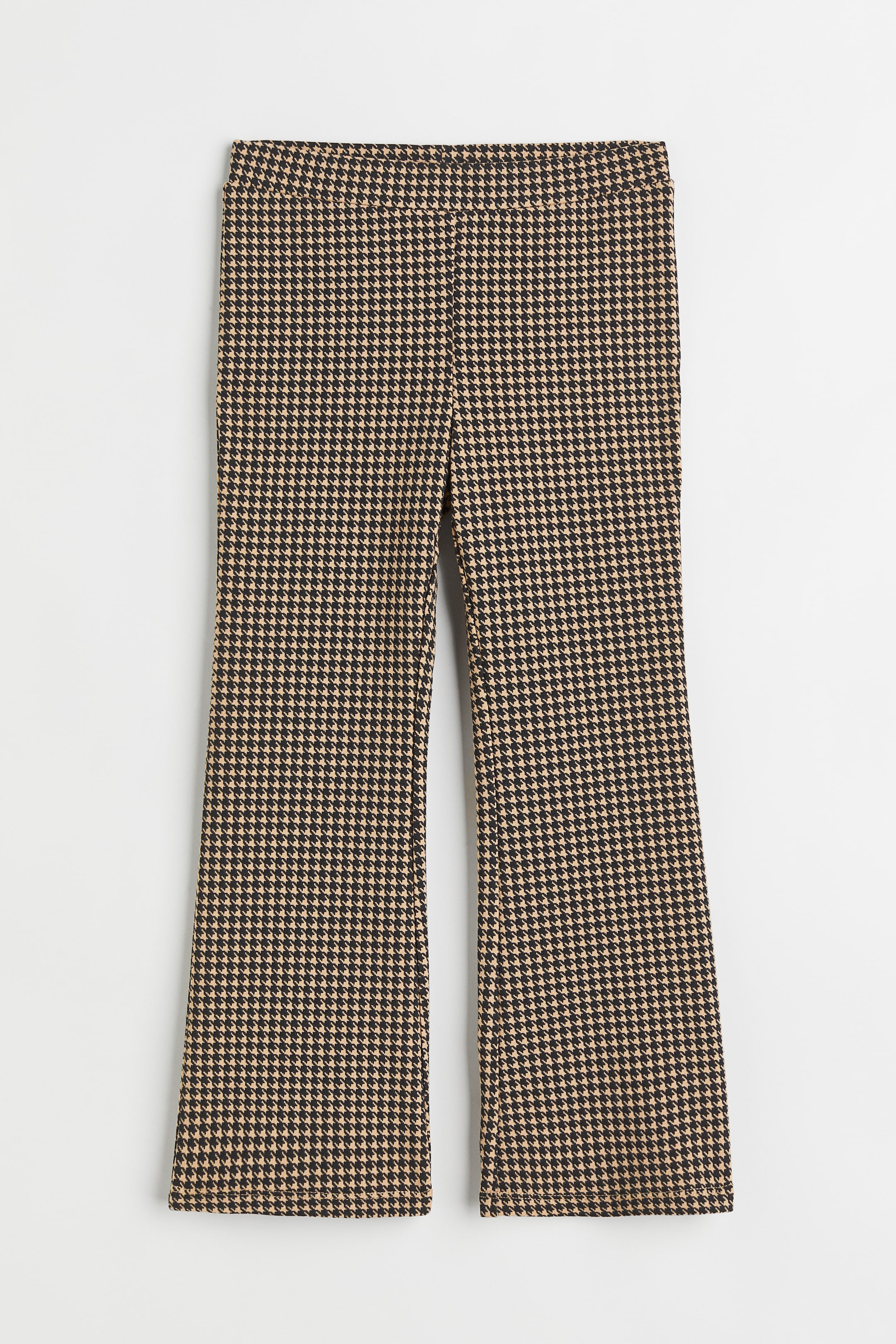 Xem ảnh lớn hơn: Quần legging ống loe - Màu be/Hoa văn răng chó - Kids | H&M VN 1