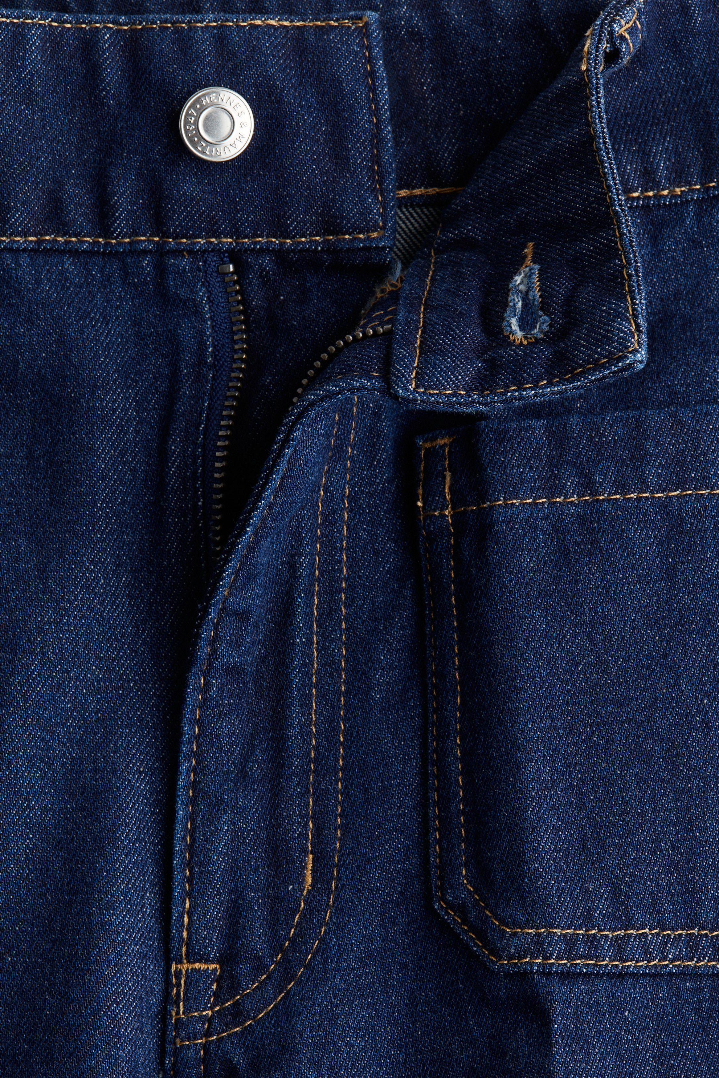 Wide High Ankle Jeans