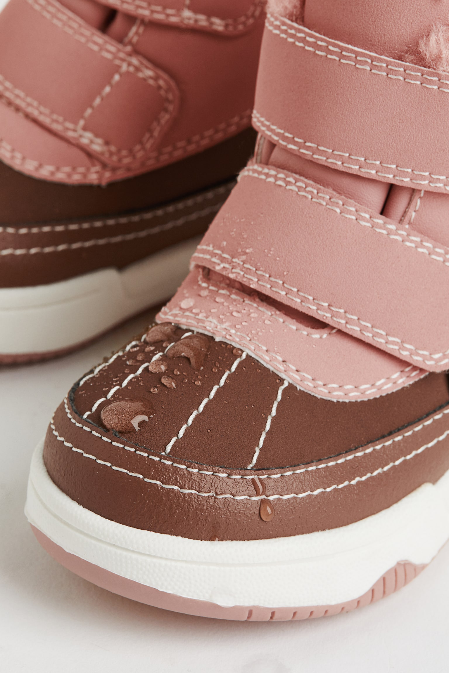 Waterproof Hi Top - Pink/Brown - 3