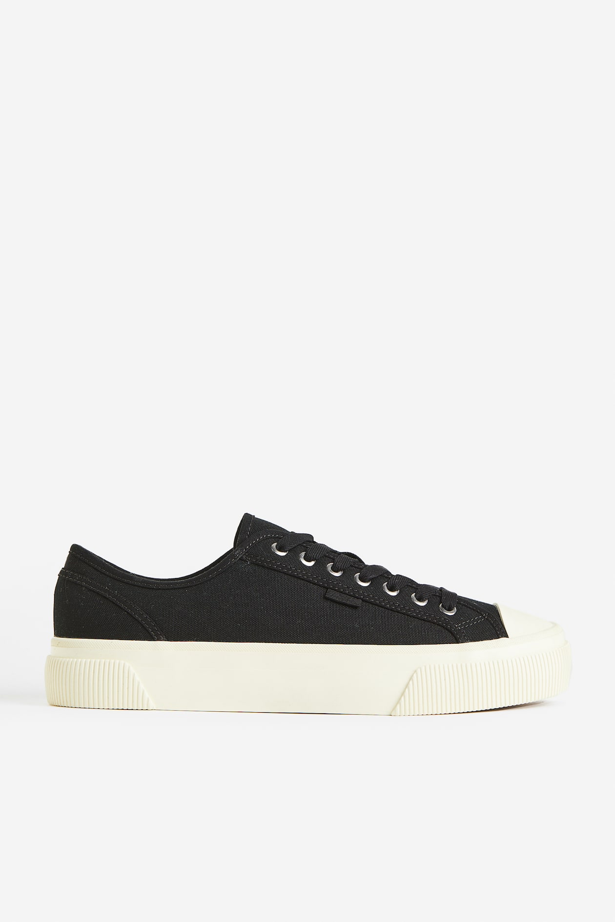 Canvas Sneakers - No heel - Black - Men | H&M US