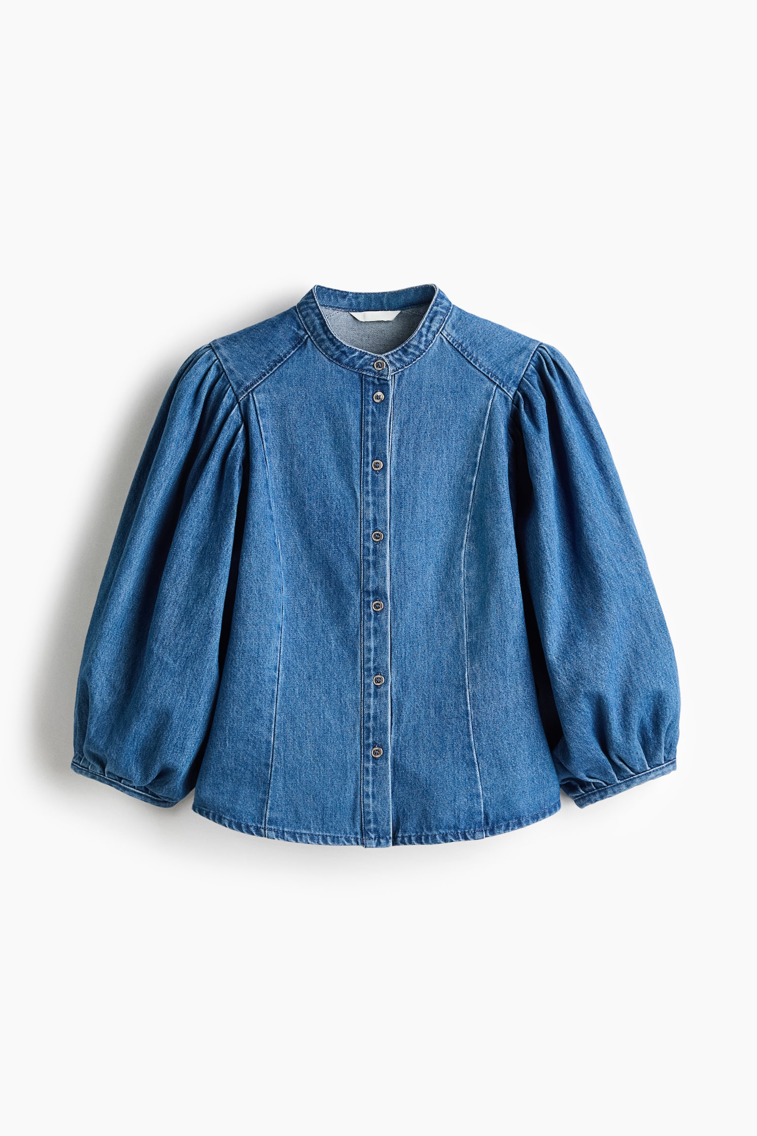 Denim blouse - Denim blue