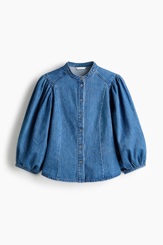 Denim blouse - Denim blue - 1