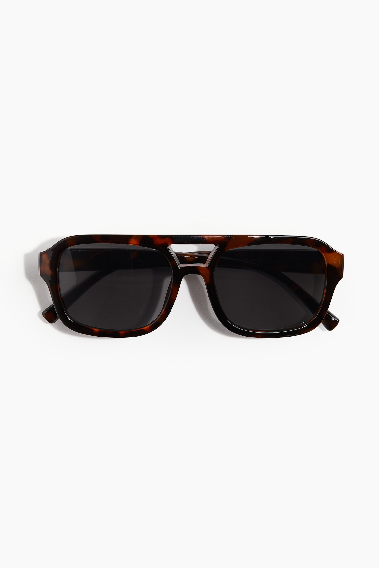 Aviator-style sunglasses - Brown/Tortoiseshell-patterned/Black - 2