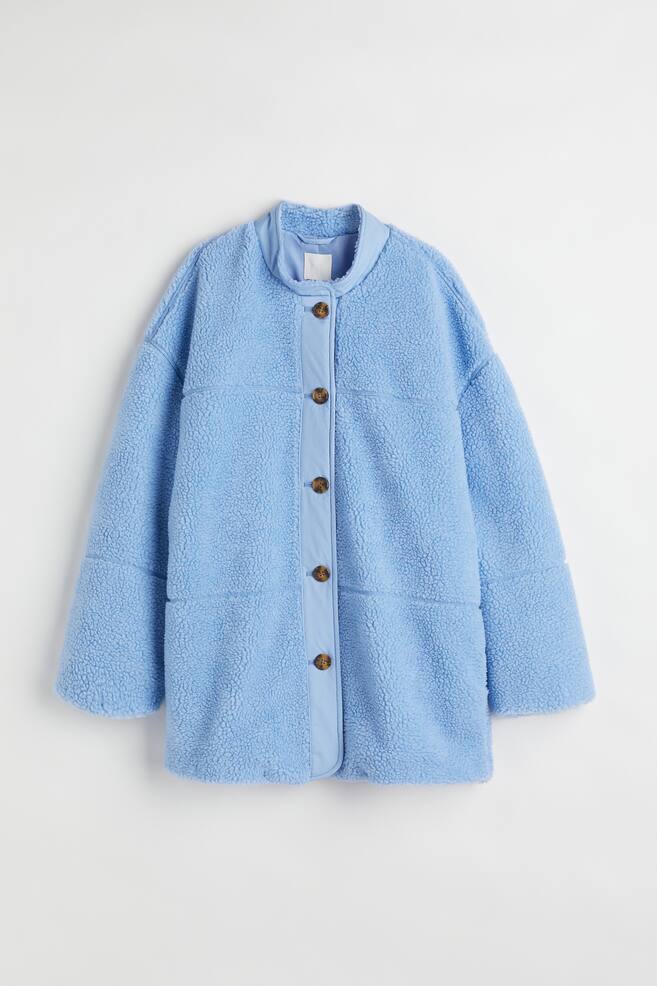 Teddy jacket - Light blue