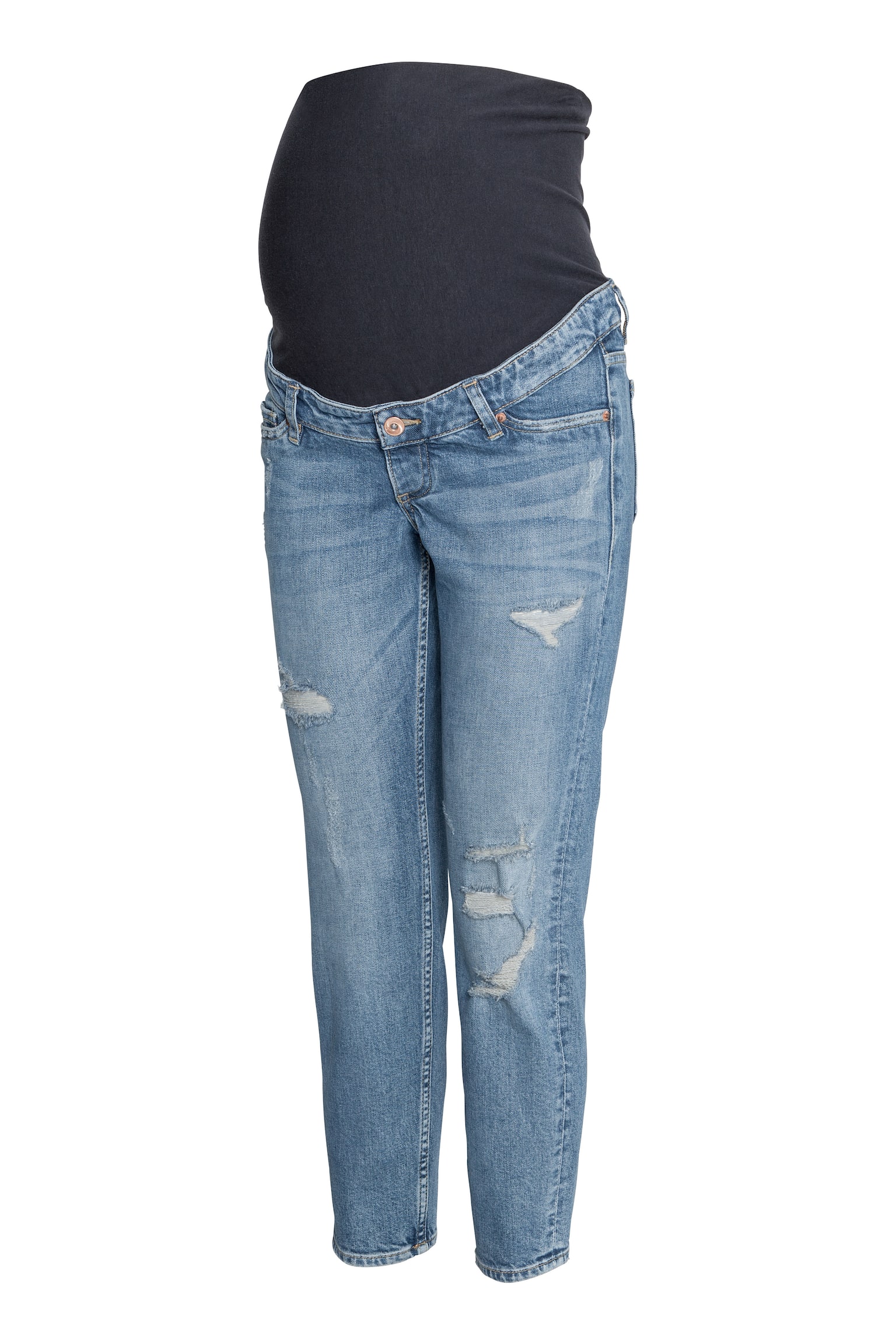 MAMA Boyfriend Jeans - Blue - 1