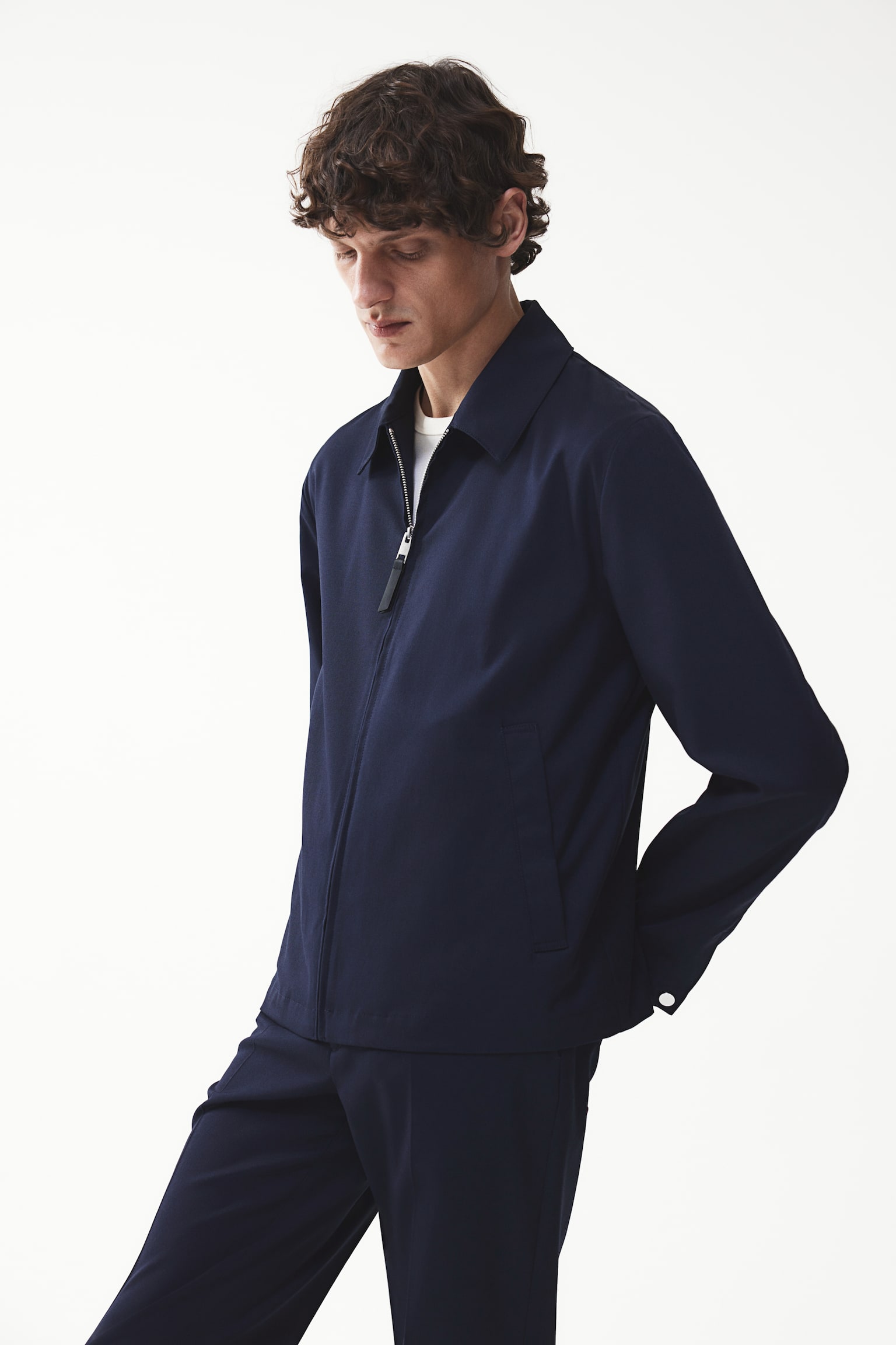 Twill jacket - Navy blue/Black/Dark grey - 4