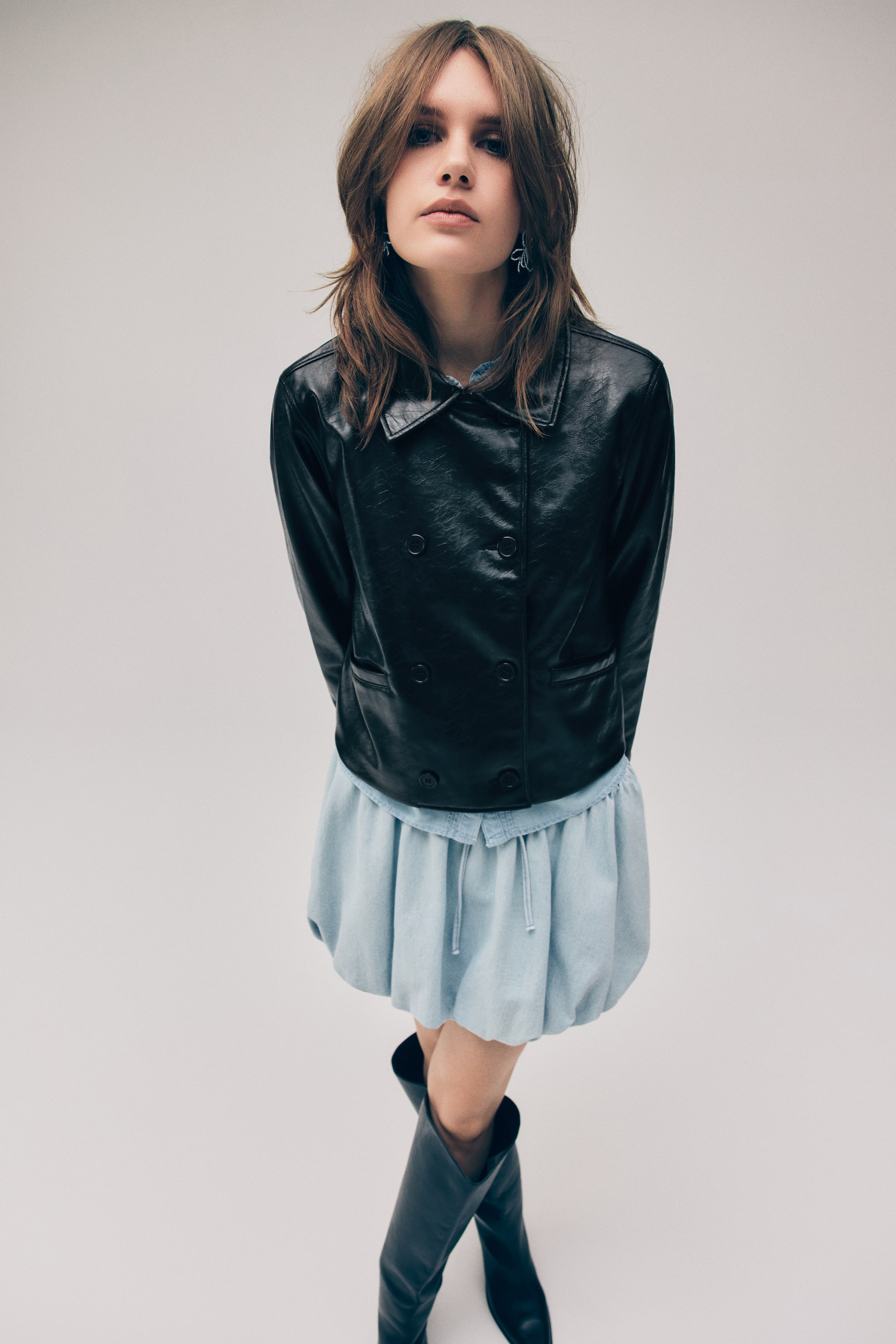 Veste en tissu enduit