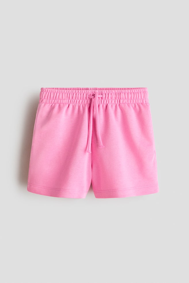 Sweatshorts - Pink/Light purple/Light pink/Light beige melange - 1
