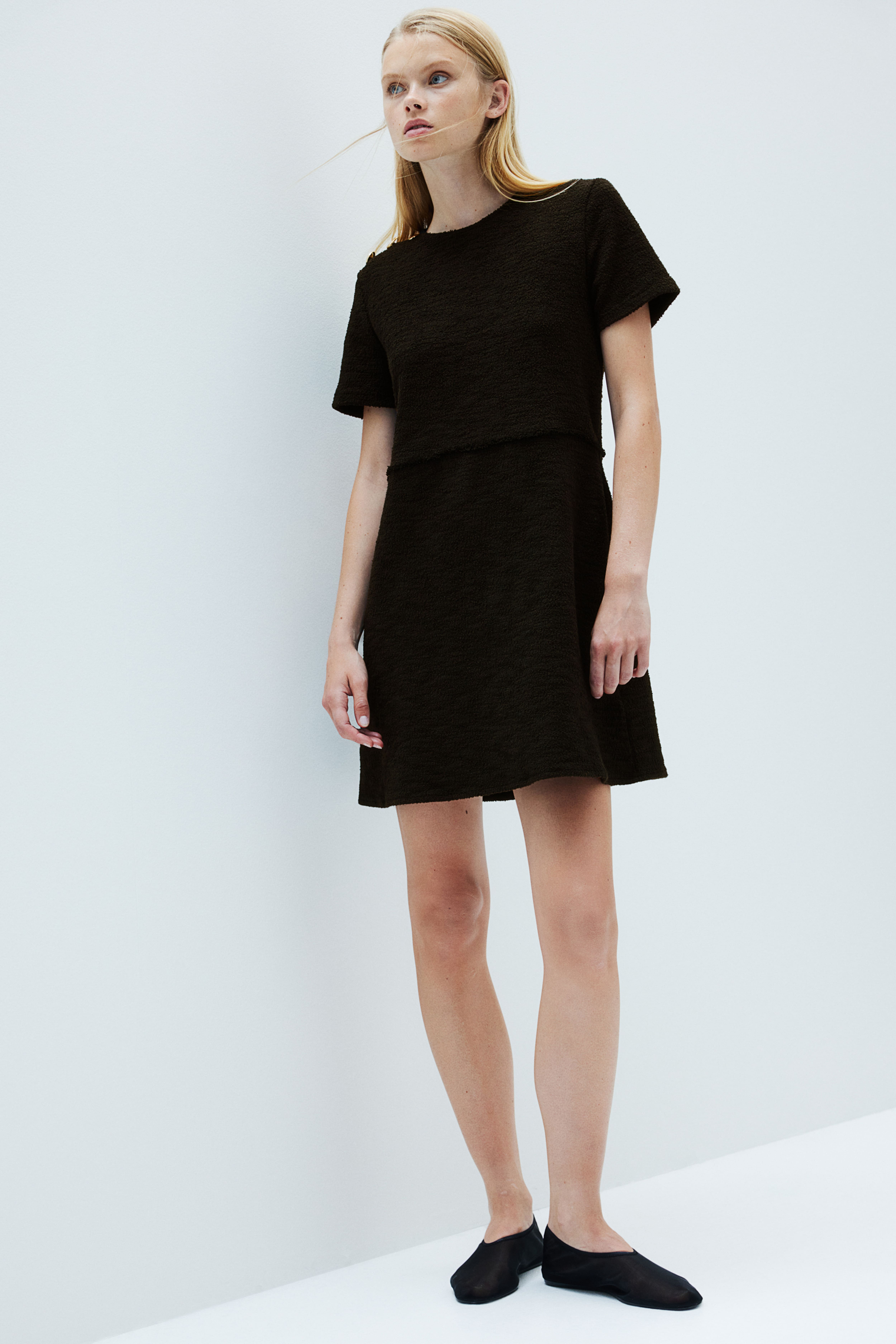 Black h&m dress best sale