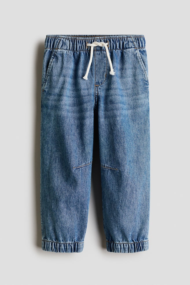 Denim joggers - Denimblauw/Denimblauw - 1