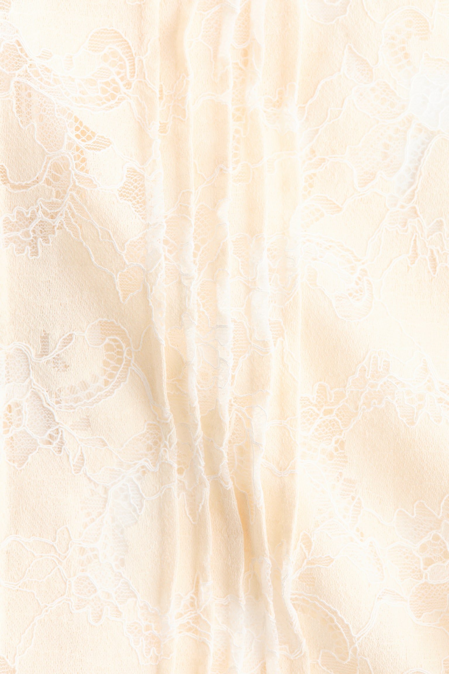 Lace top - Кремовий - 3