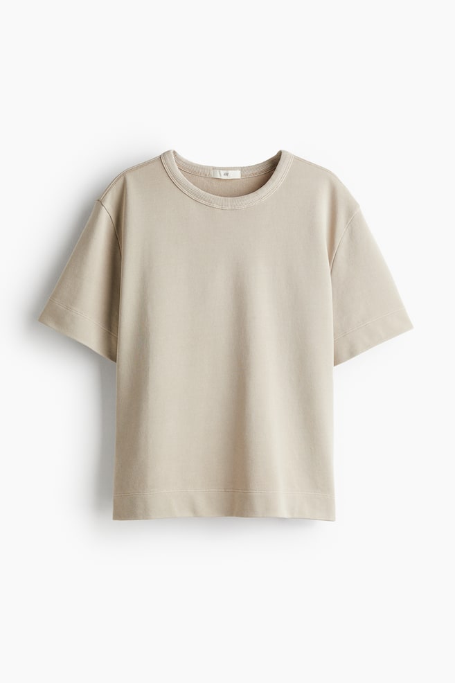 Camiseta de manga corta - Beige claro - 1