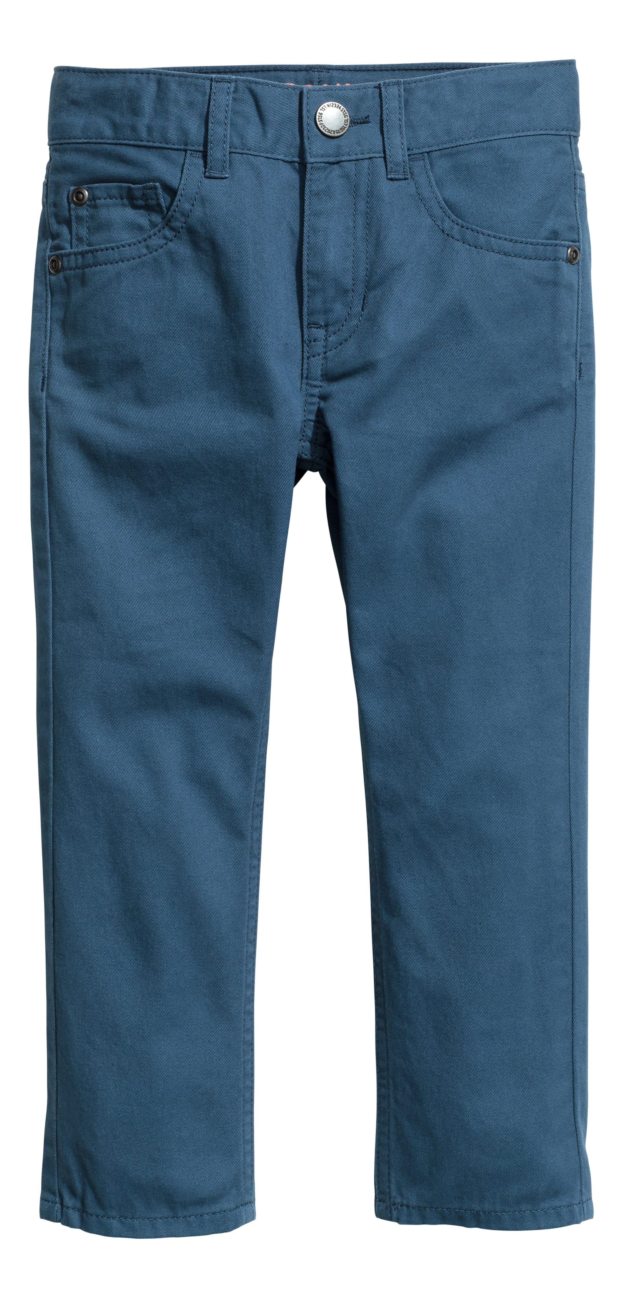 View larger image: Sweatshirt and twill trousers - Grey marl/Dinosaur - Kids | H&M GB 1