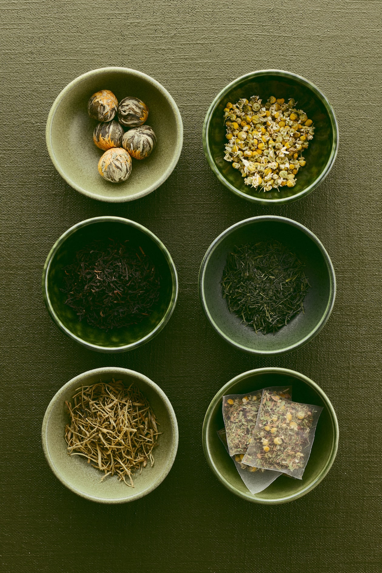 4-Pack Stoneware Bowls - Dark green - Home All | H&M US