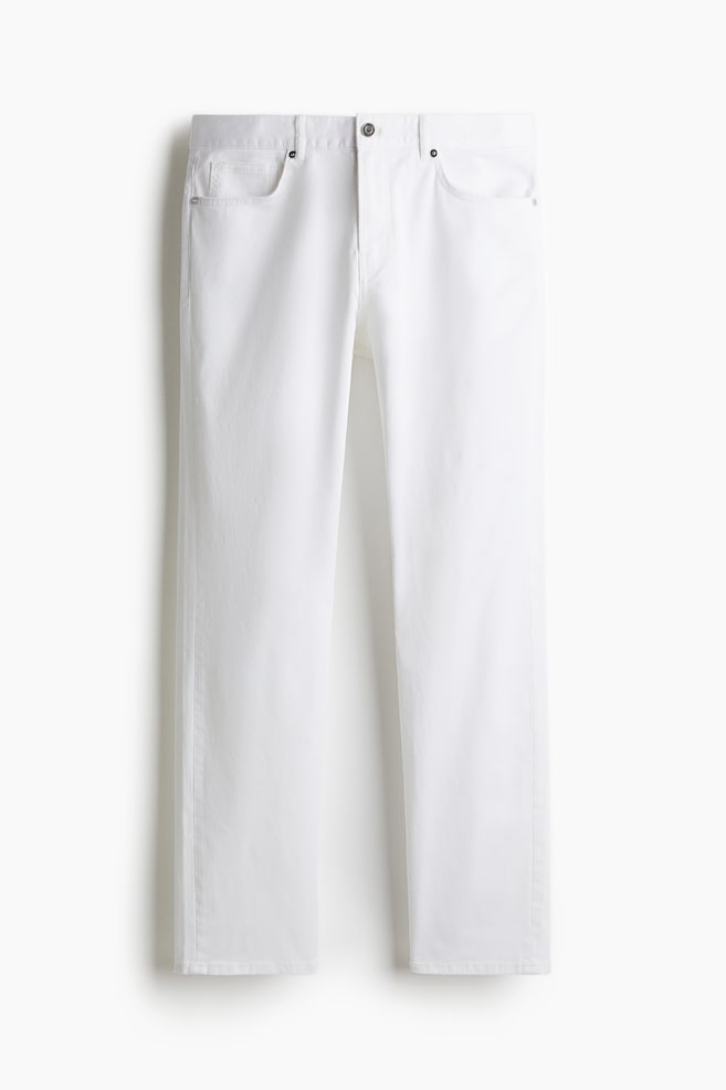 Pantalon 5 poches près du corps - Blanc/Black/Gris foncé/Beige/Beige - 1