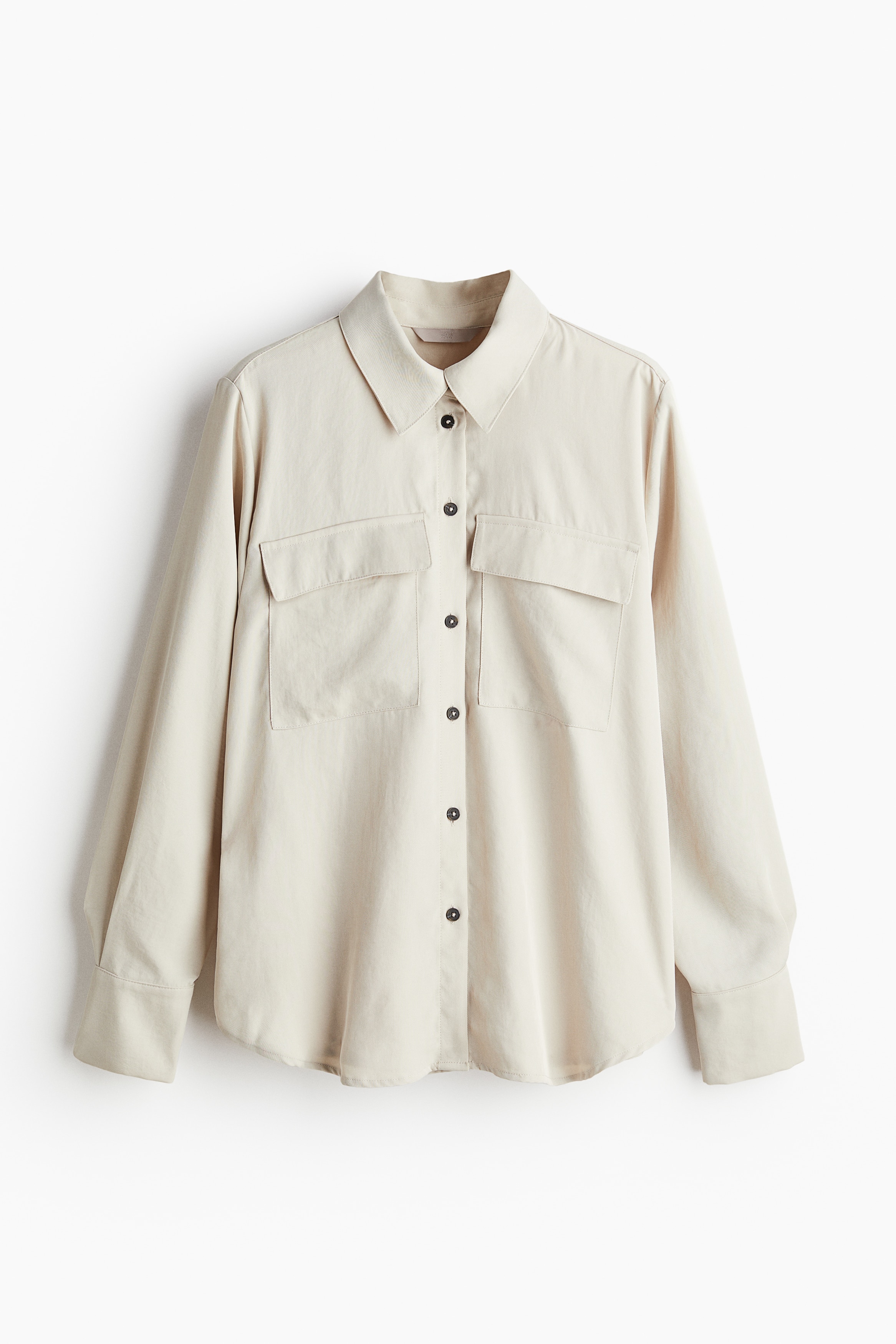 Signore - Beige chiaro Camicia cargo in twill - Size: XS  - H&M