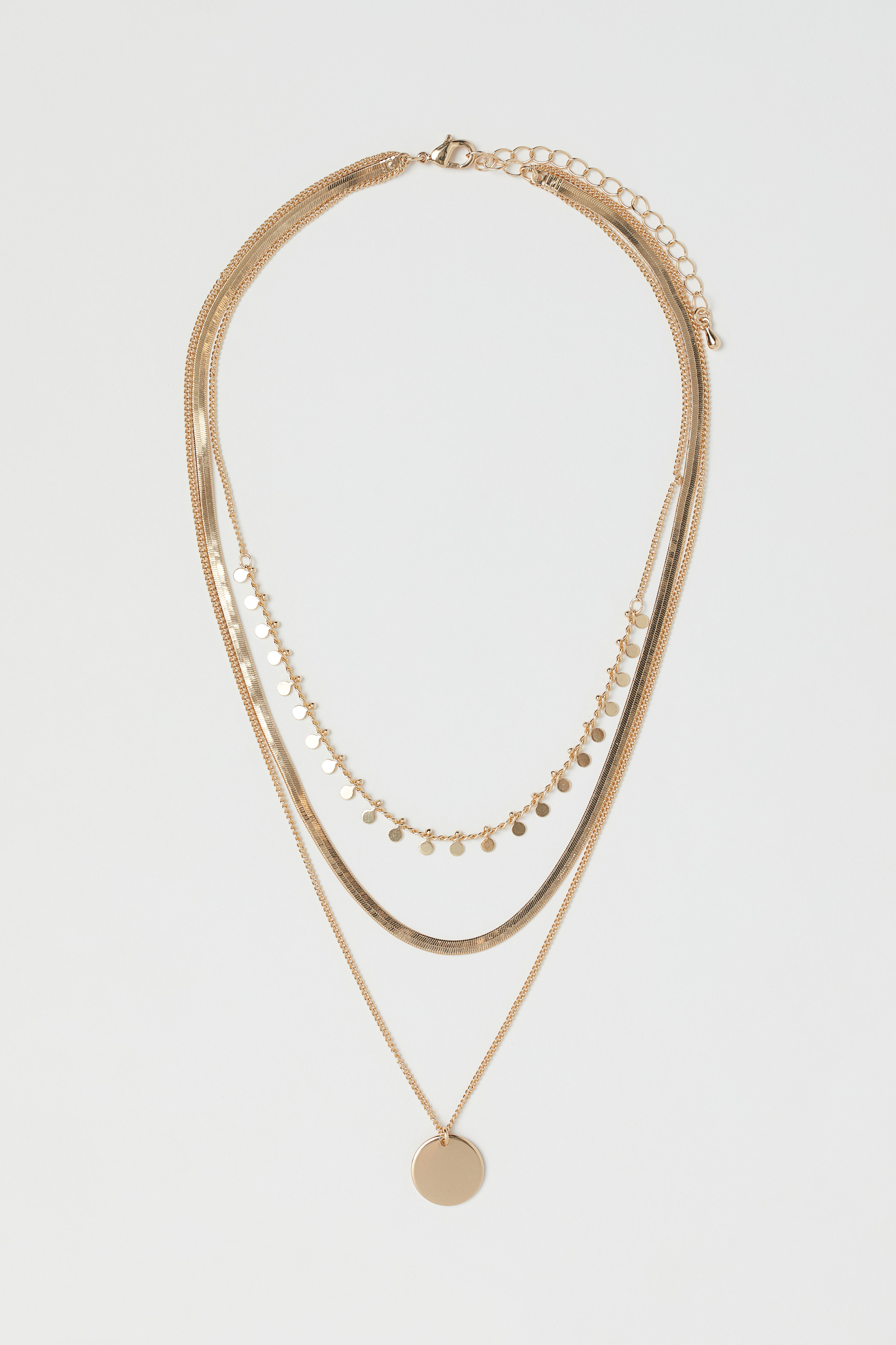 Three strand necklace