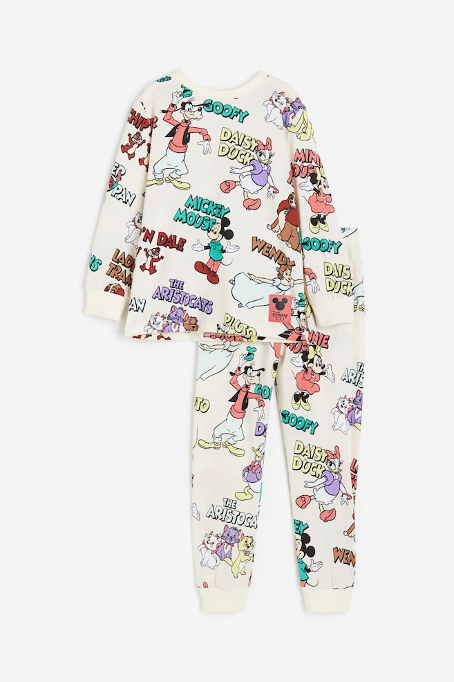 Bedruckter Pyjama - Naturweiß/Disney/Dunkelgrau/Disney - 1