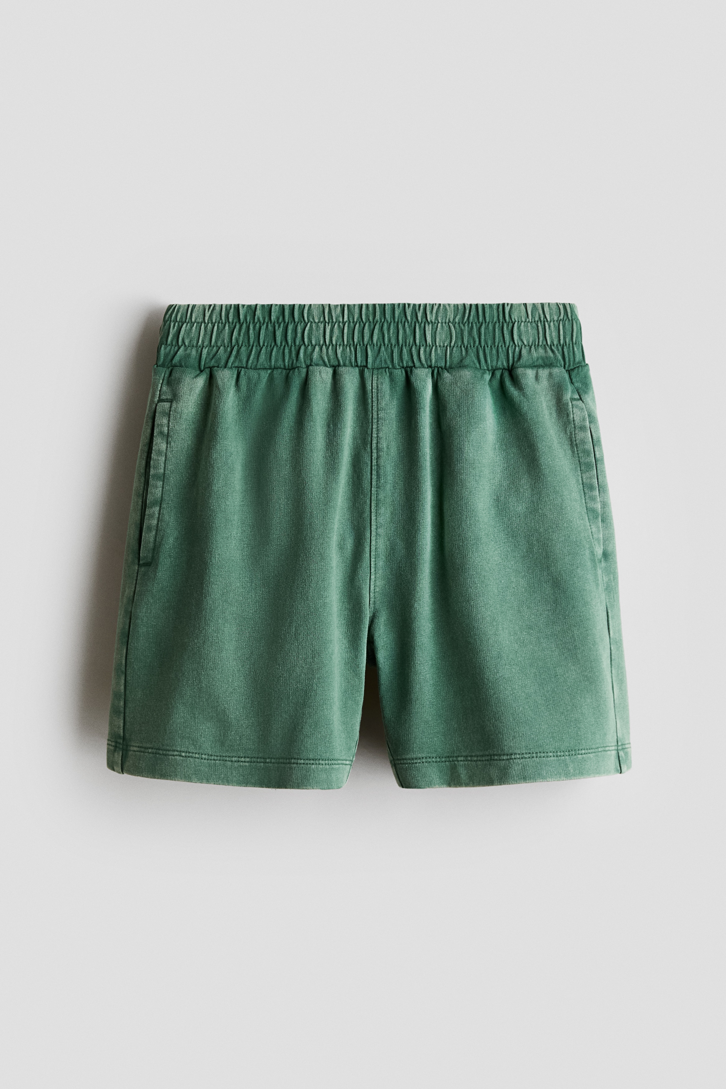 Cotton sweatshorts - Dark green/Dark blue/Dark grey