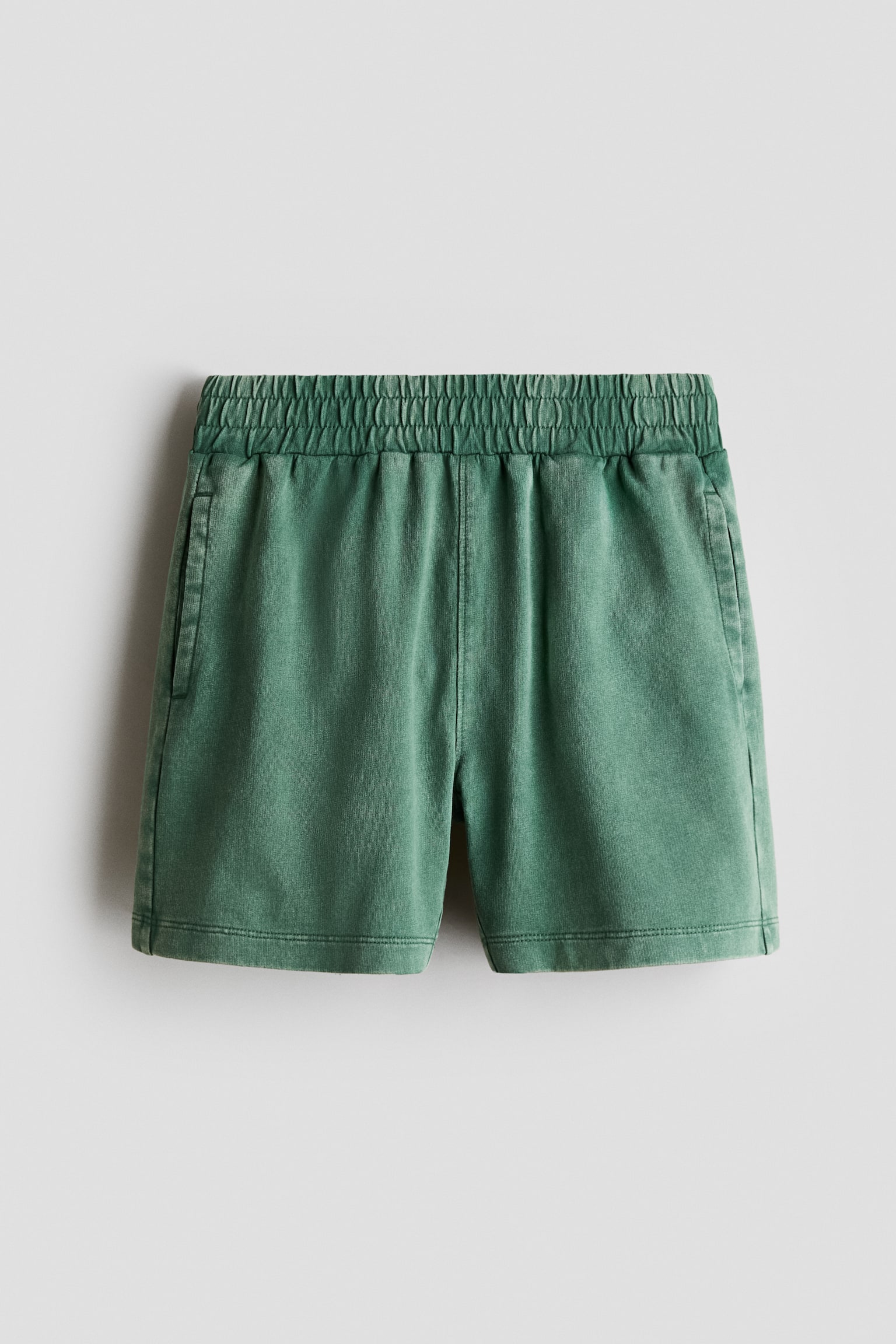 Cotton Sweatshorts - Dark green/Dark gray/Dark blue - 1