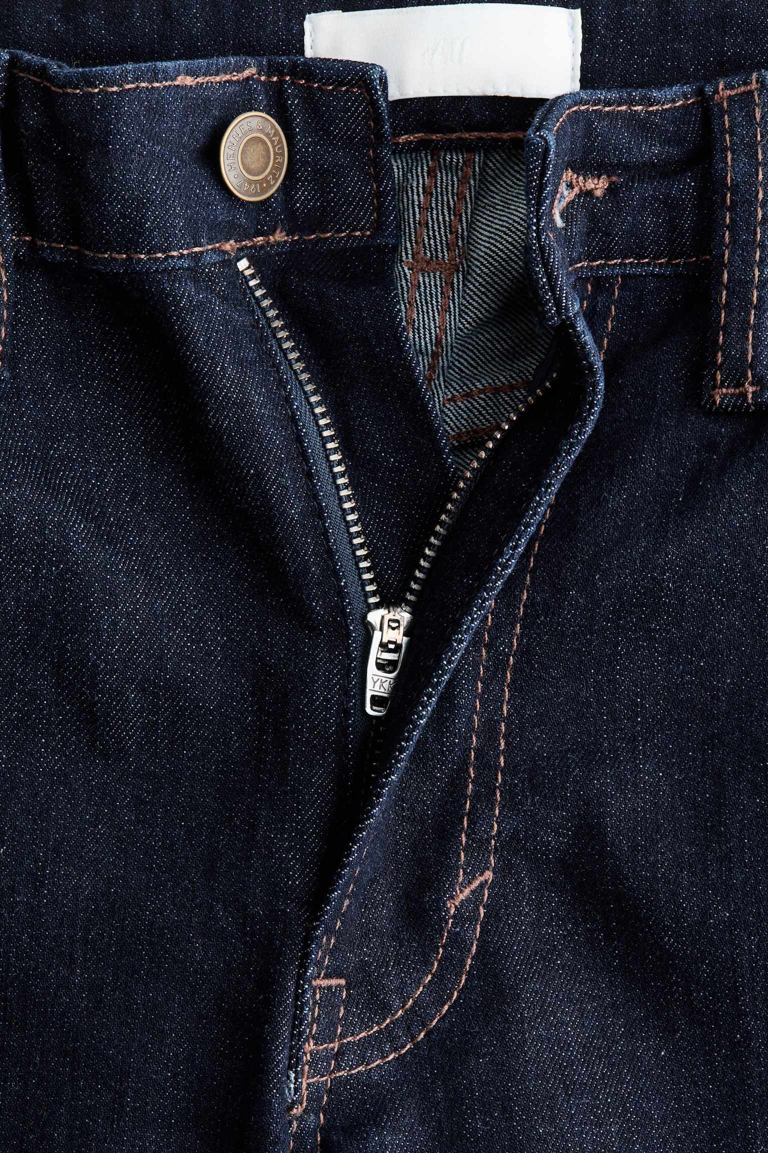 Flared High Jeans - Dark denim blue/Tamnosiva/Teksas plava/Bela/Teksas plava/Teksas plava - 2