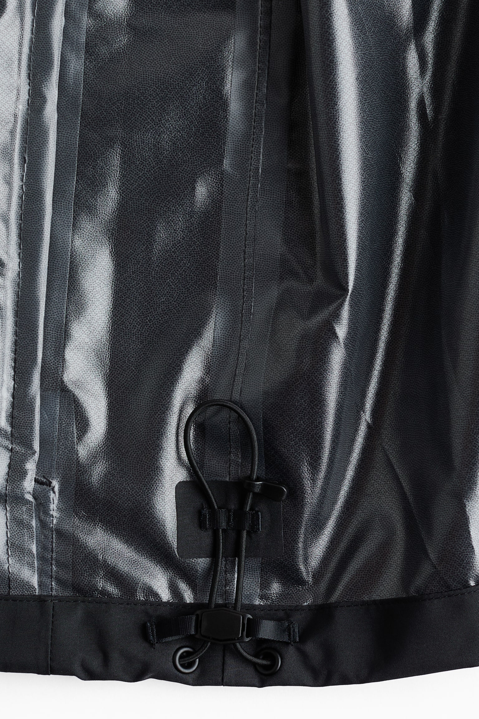 Мужская куртка H&M Move Packable Rain with StormMove™, цвет: Чёрный — фото 10