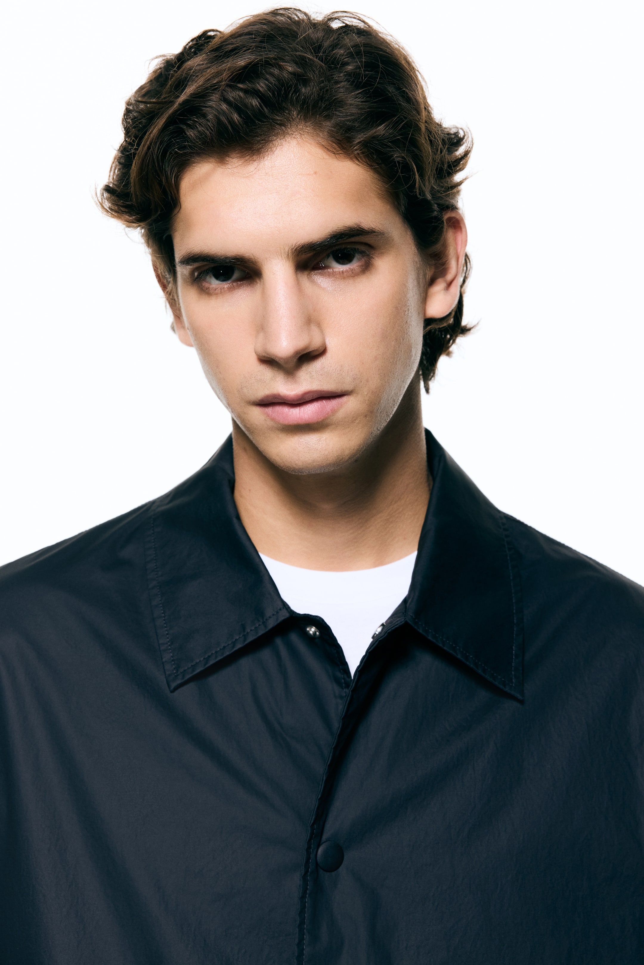 Мужские куртки H&M Cotton Jacket with Collar — фото 4