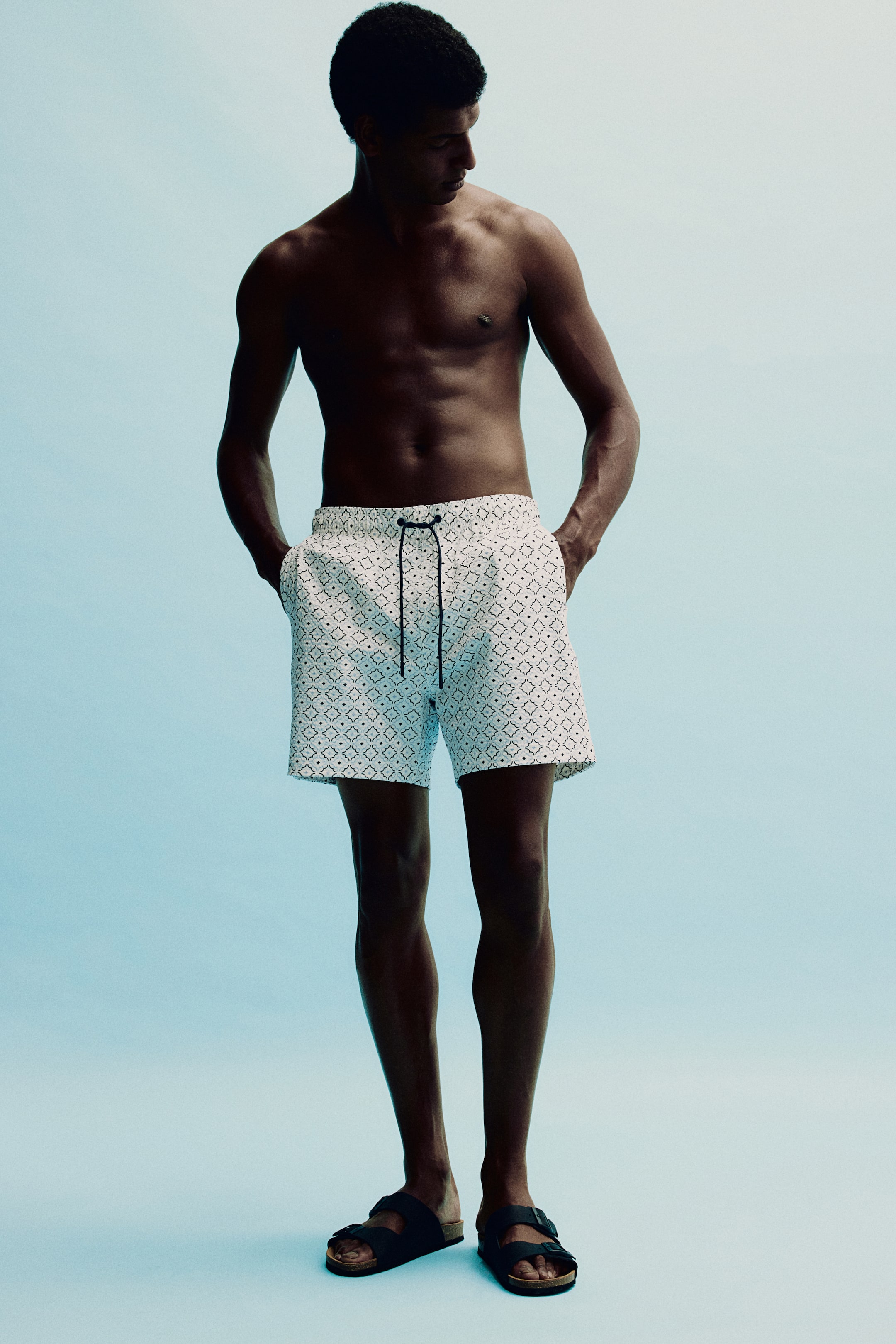 Seersucker Swim Shorts