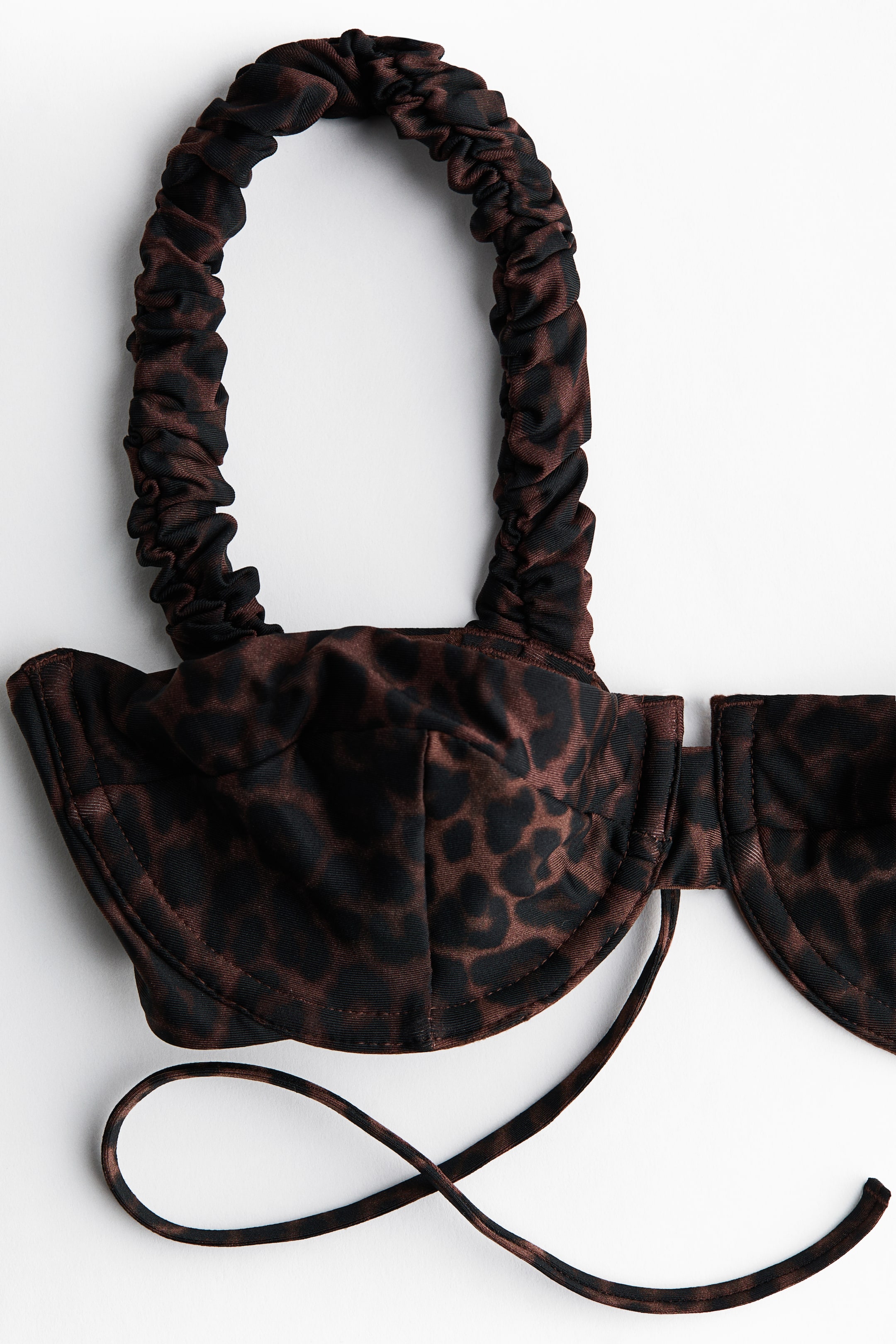 View larger image: Balconette bikini top - Dark brown/Leopard print - Ladies | H&M IN 2