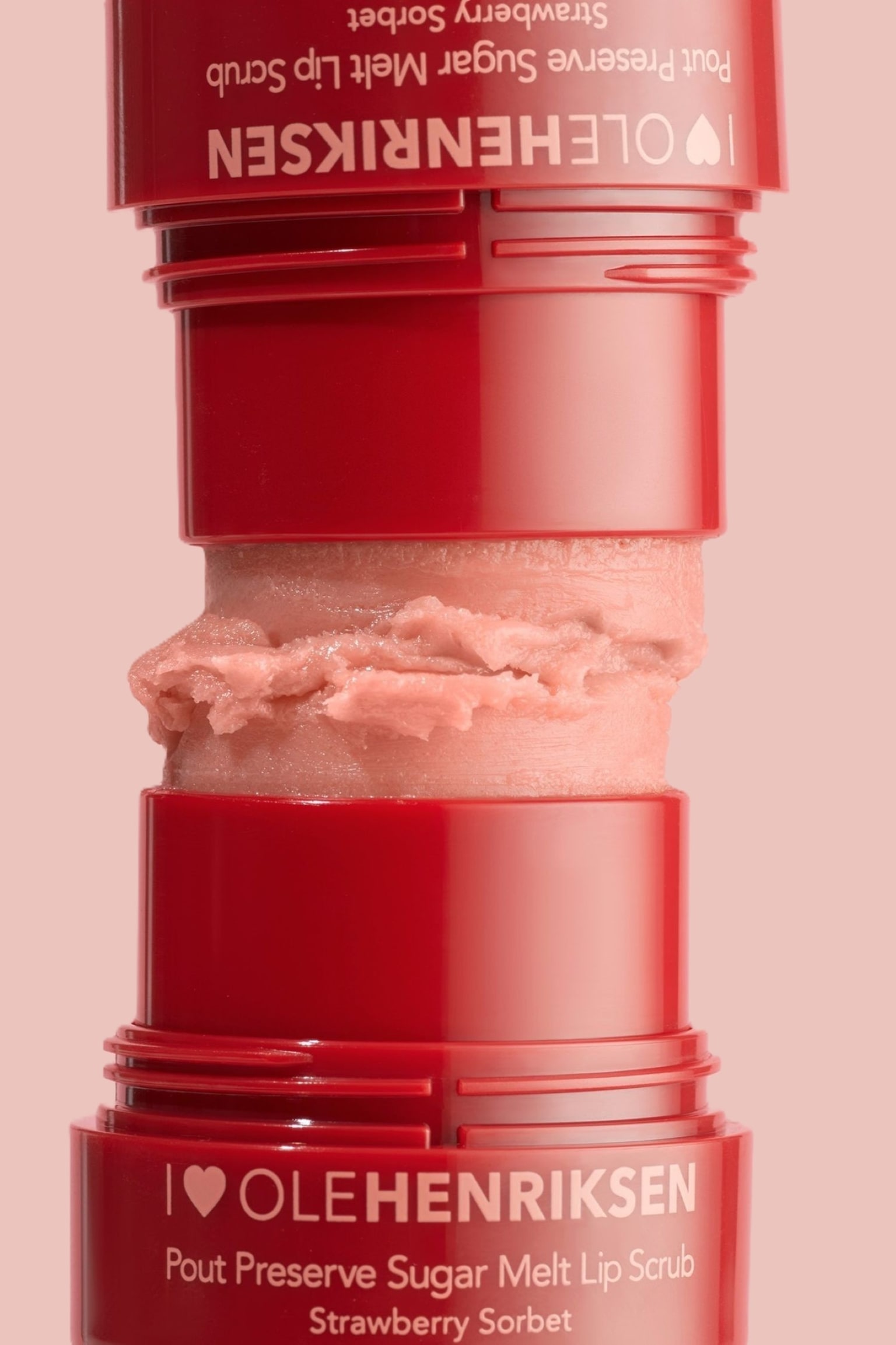 Pout Preserve Sugar Melt Lip Scrub - Strawberry Sorbet - 3